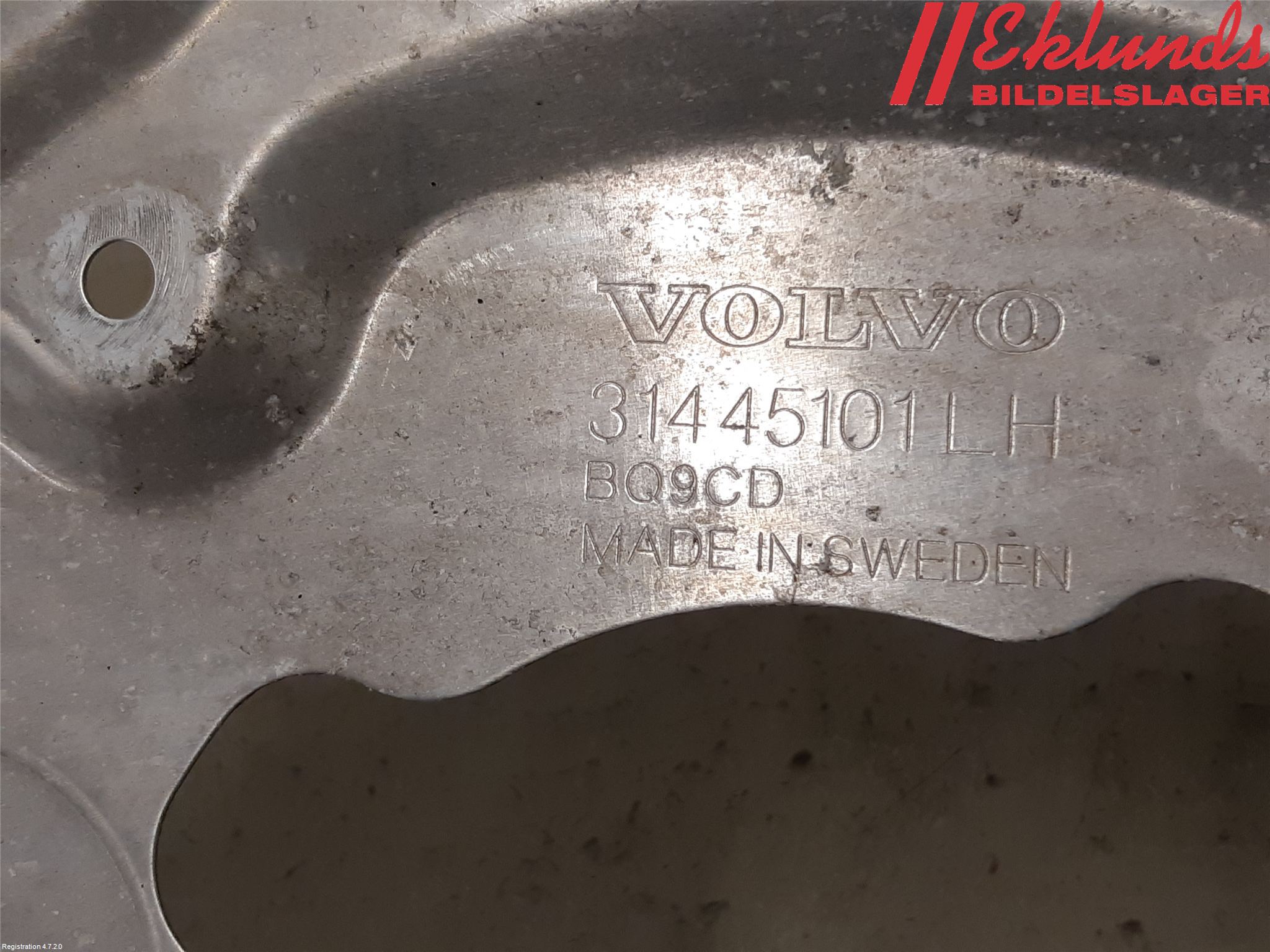 Volvo XC90/RECHARGE 16- Bromssköld Fram