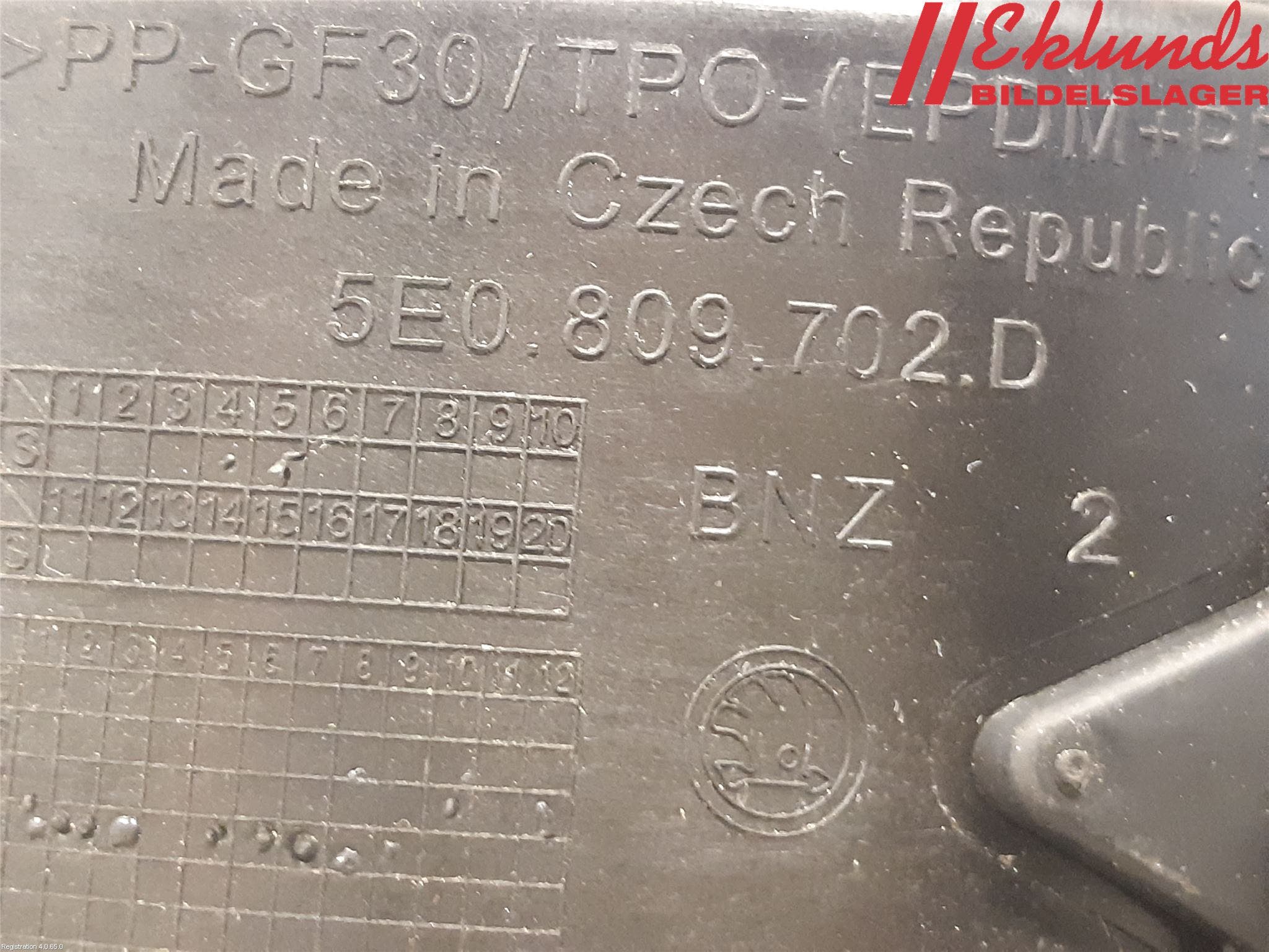 Skoda OCTAVIA (5E) 13-20 Tanklucka