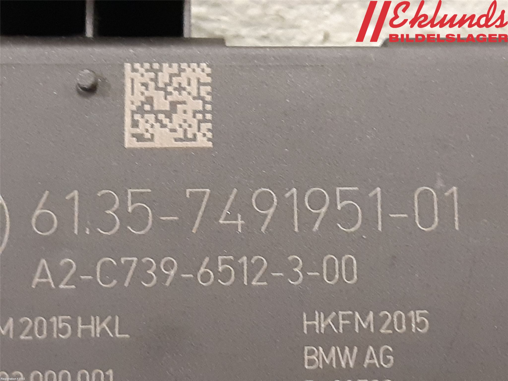 BMW X3 G01 18- Styrenhet Baklucka