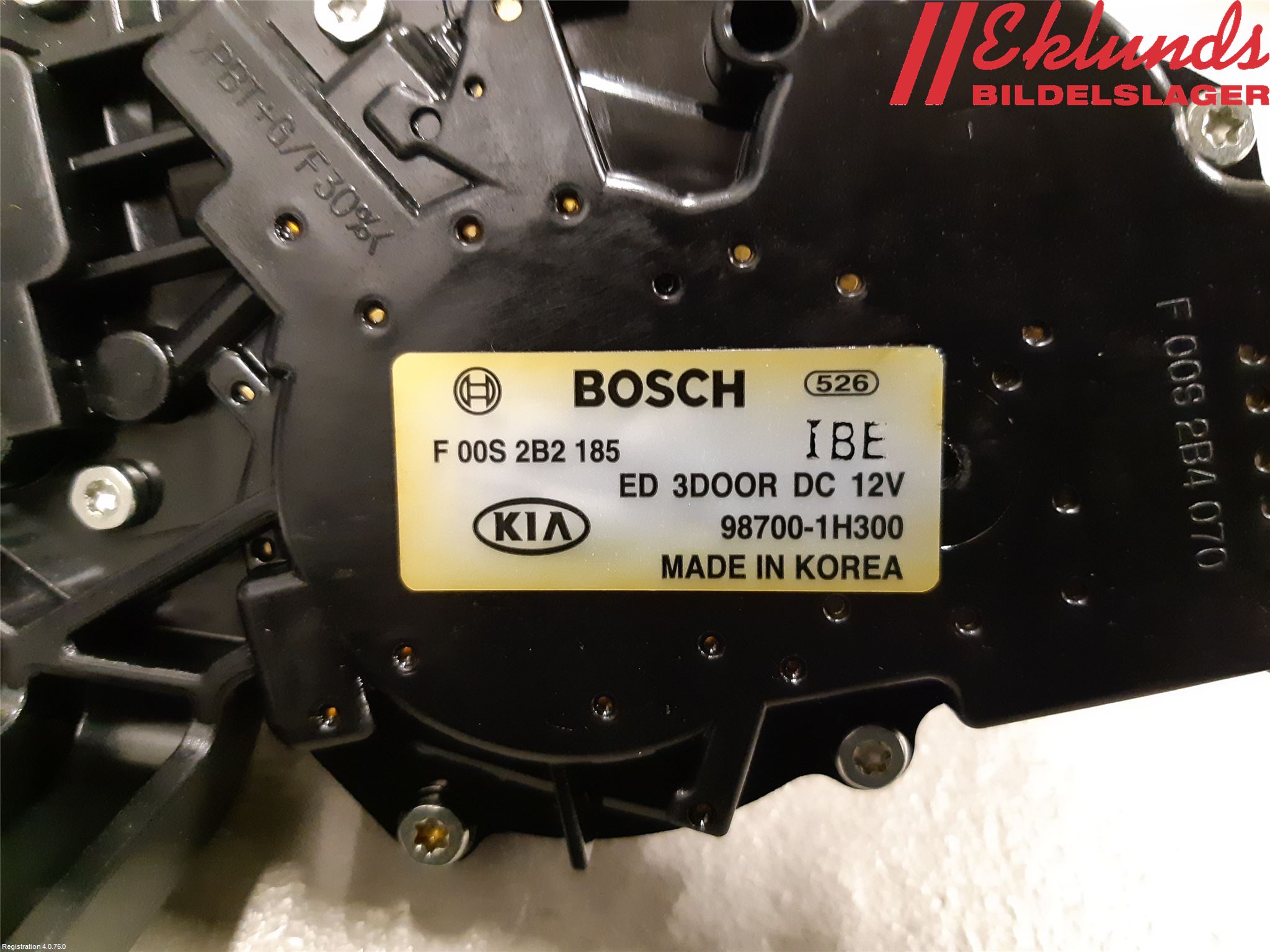 Hyundai ix35 Torkarmotor Baklucka