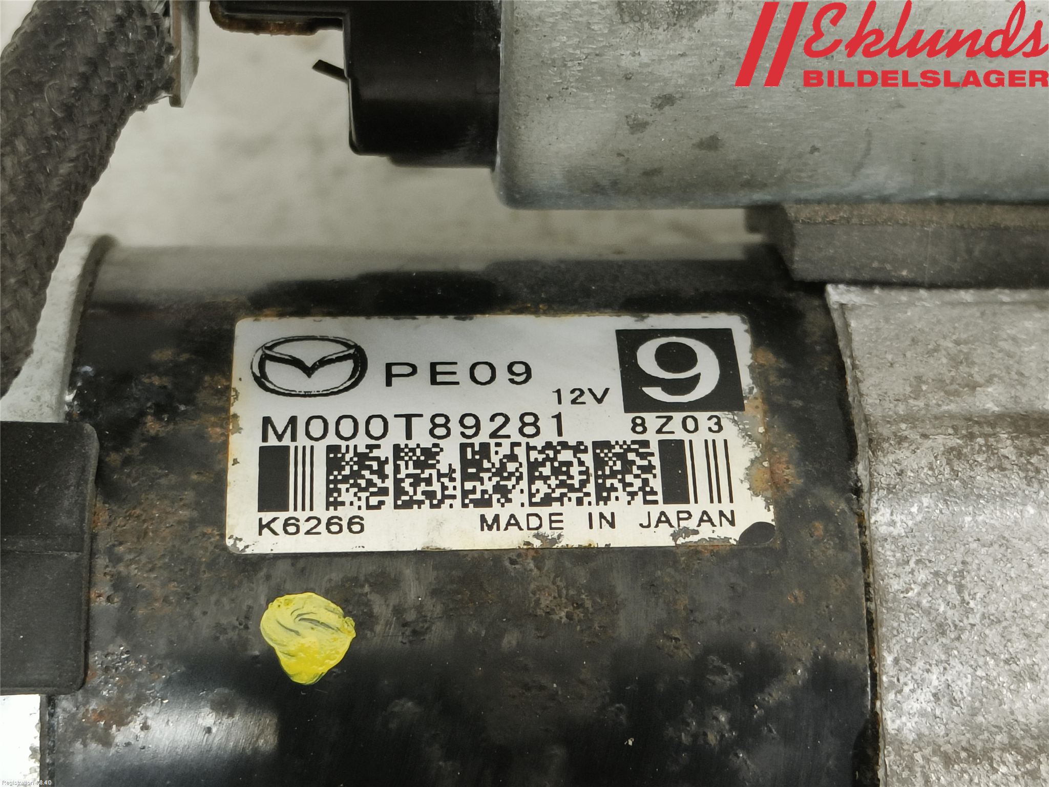 Mazda CX-3 Startmotor