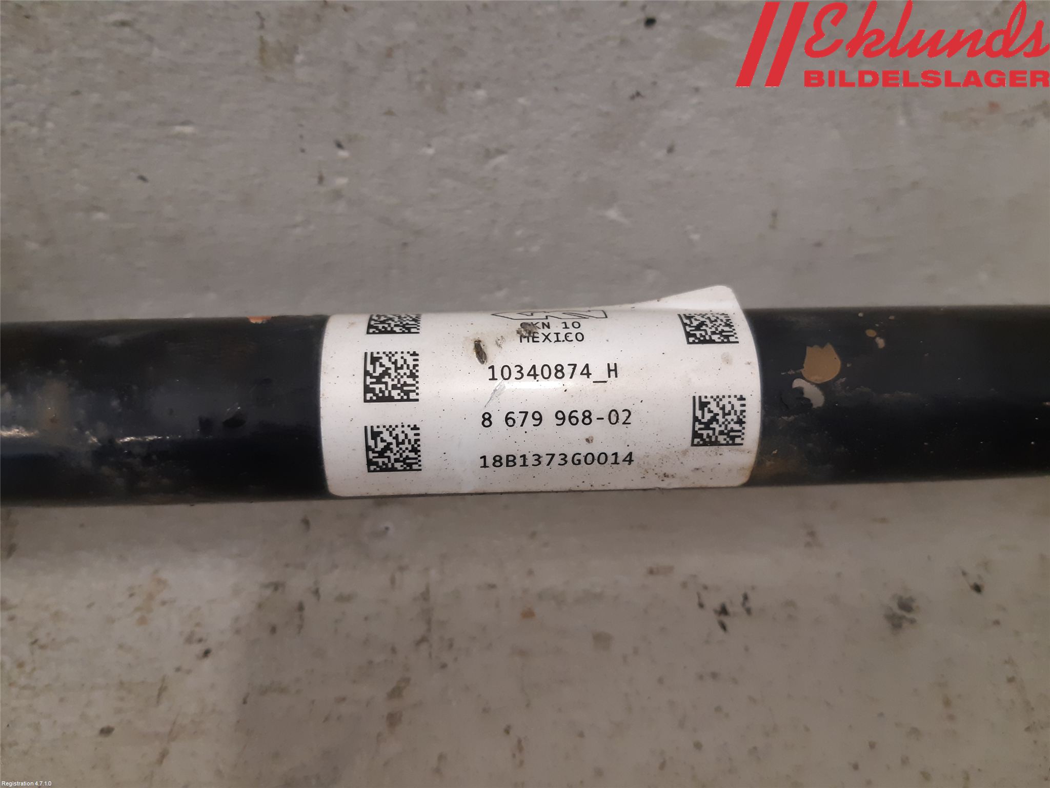 BMW X3 G01 18- Drivaxel Bak Höger