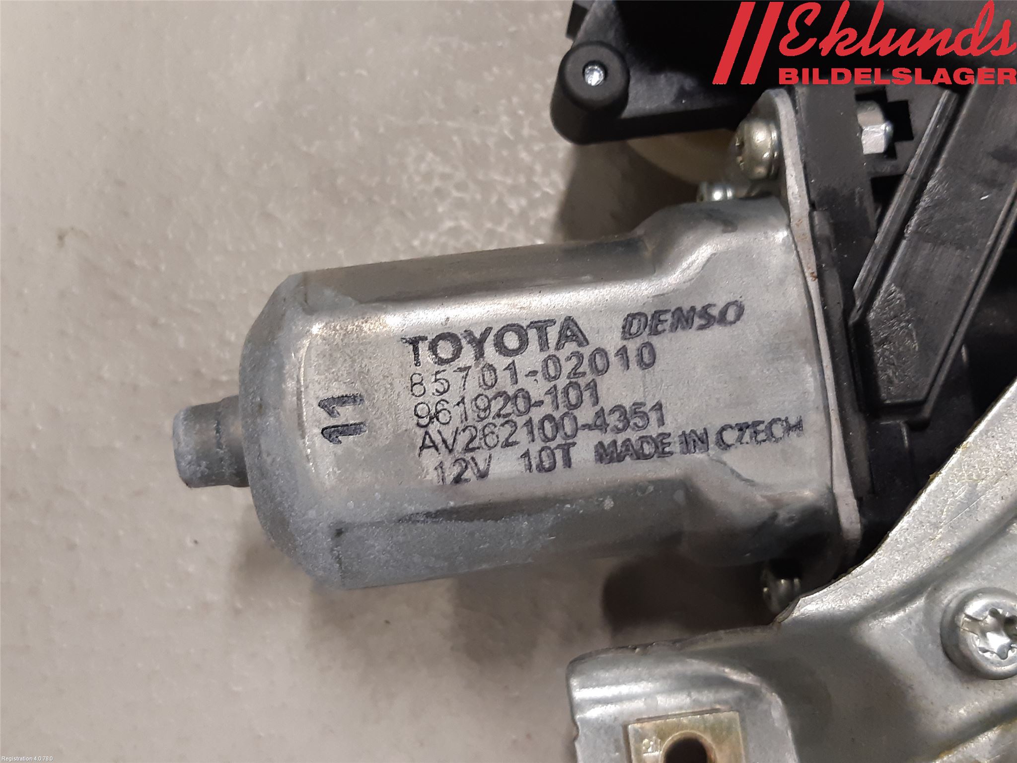 Toyota AURIS 13-19 Fönsterhiss El Kompl
