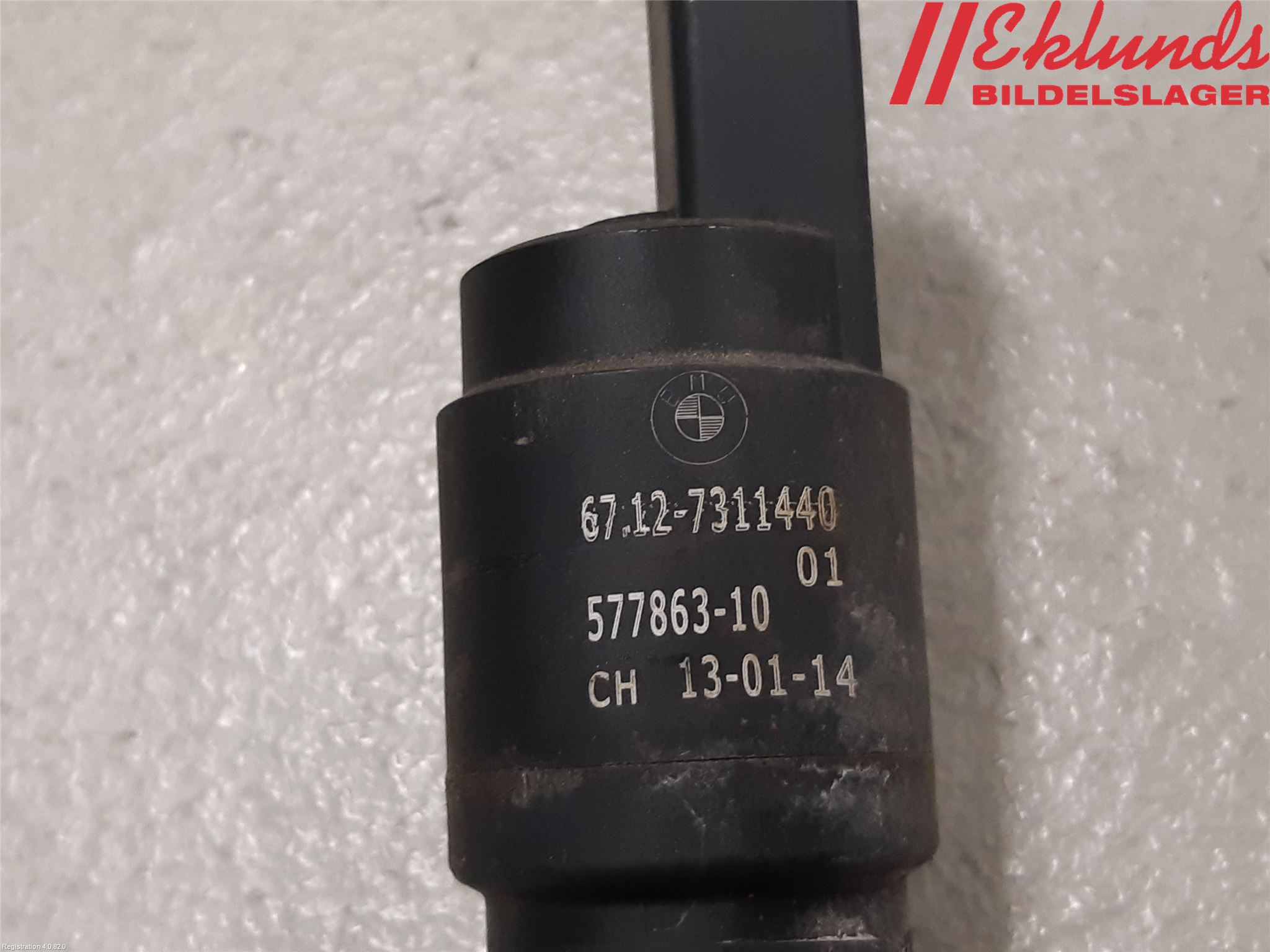 BMW X6 F16 14-19 Spolarpump Vindruta