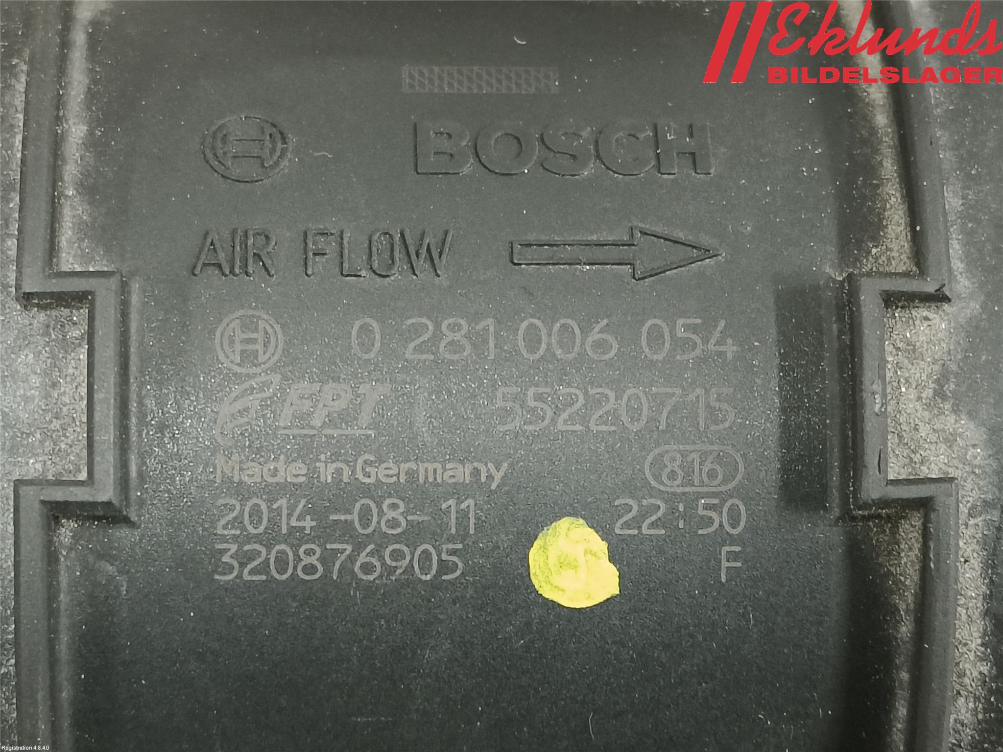 Citroen NEMO Injluftmassamätare