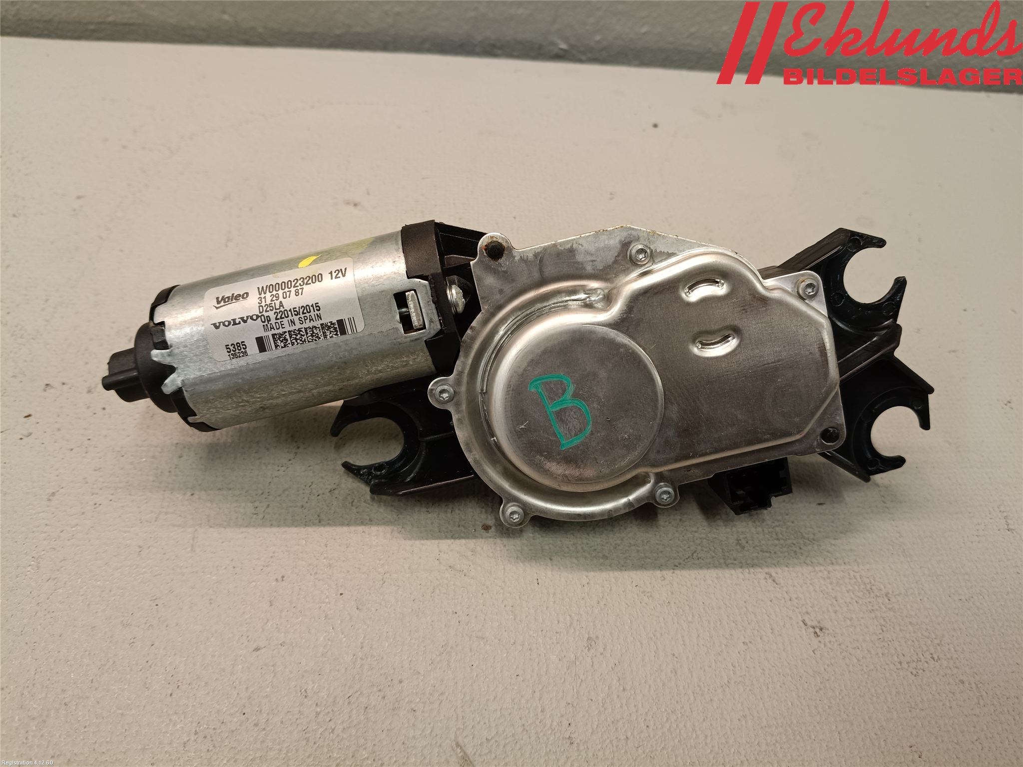 Volvo XC60 14-17 Torkarmotor Baklucka