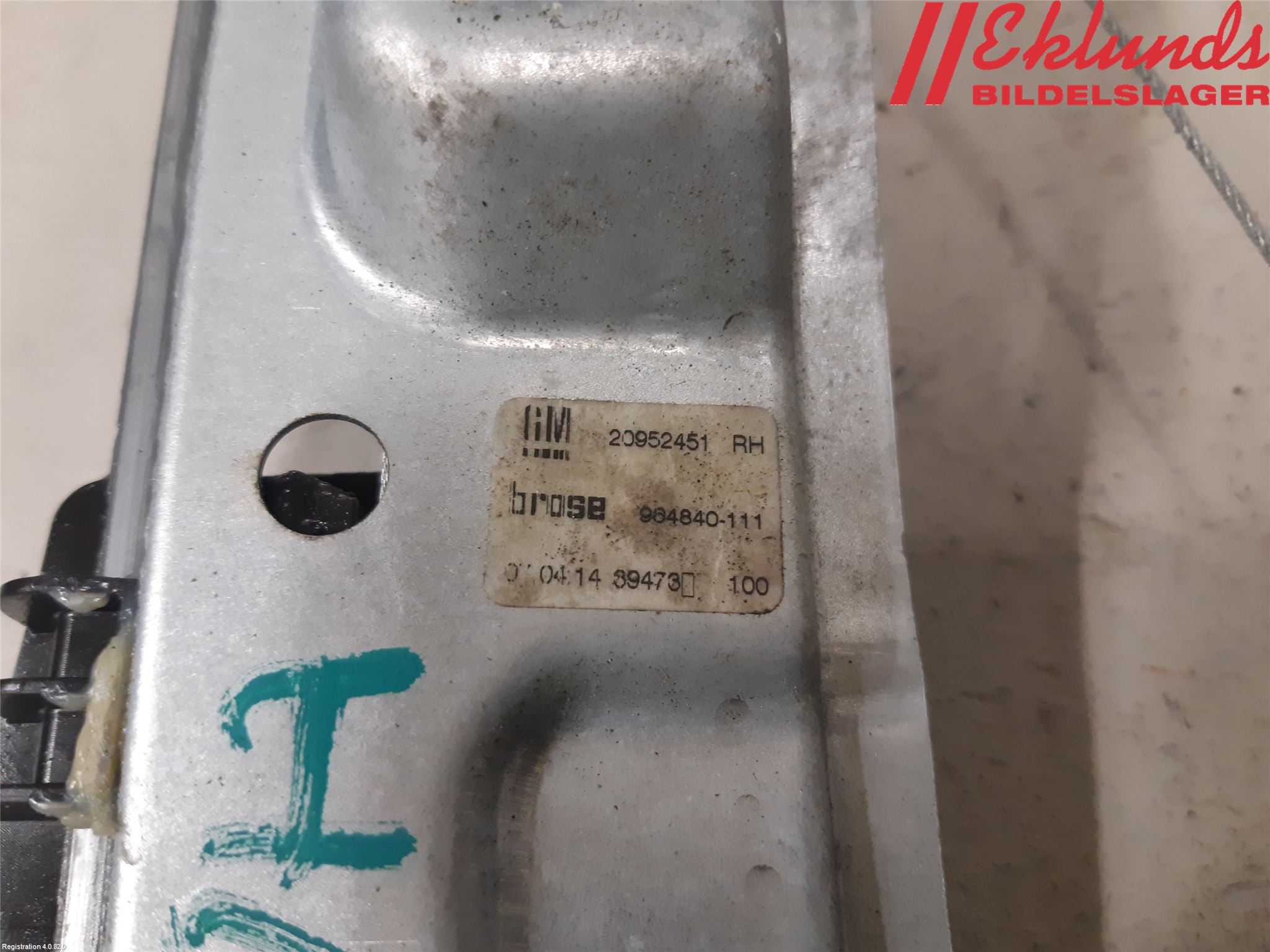 Opel INSIGNIA 09-16 Fönsterhiss El Kompl