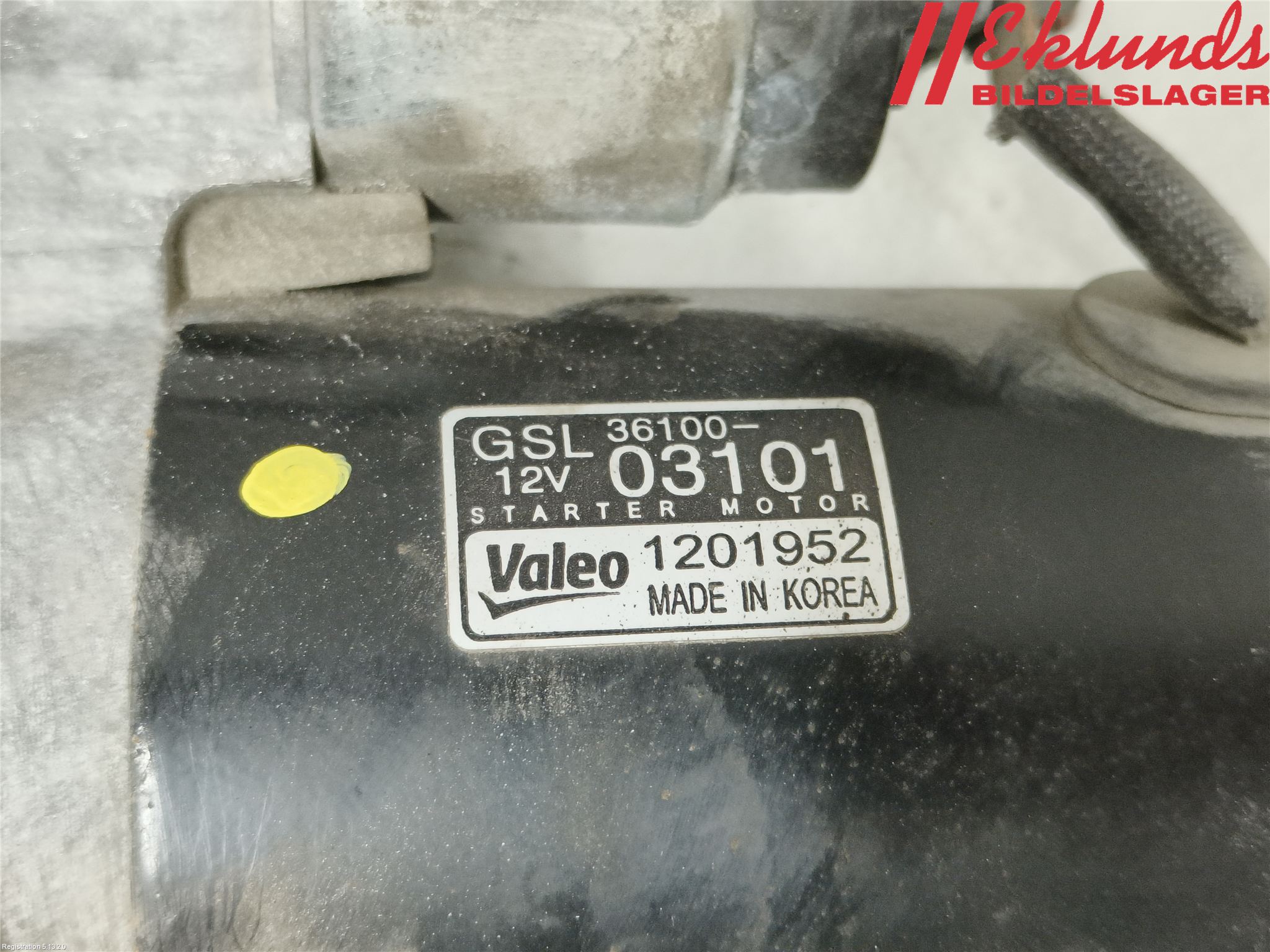 Hyundai i10 PA 08-13 Startmotor
