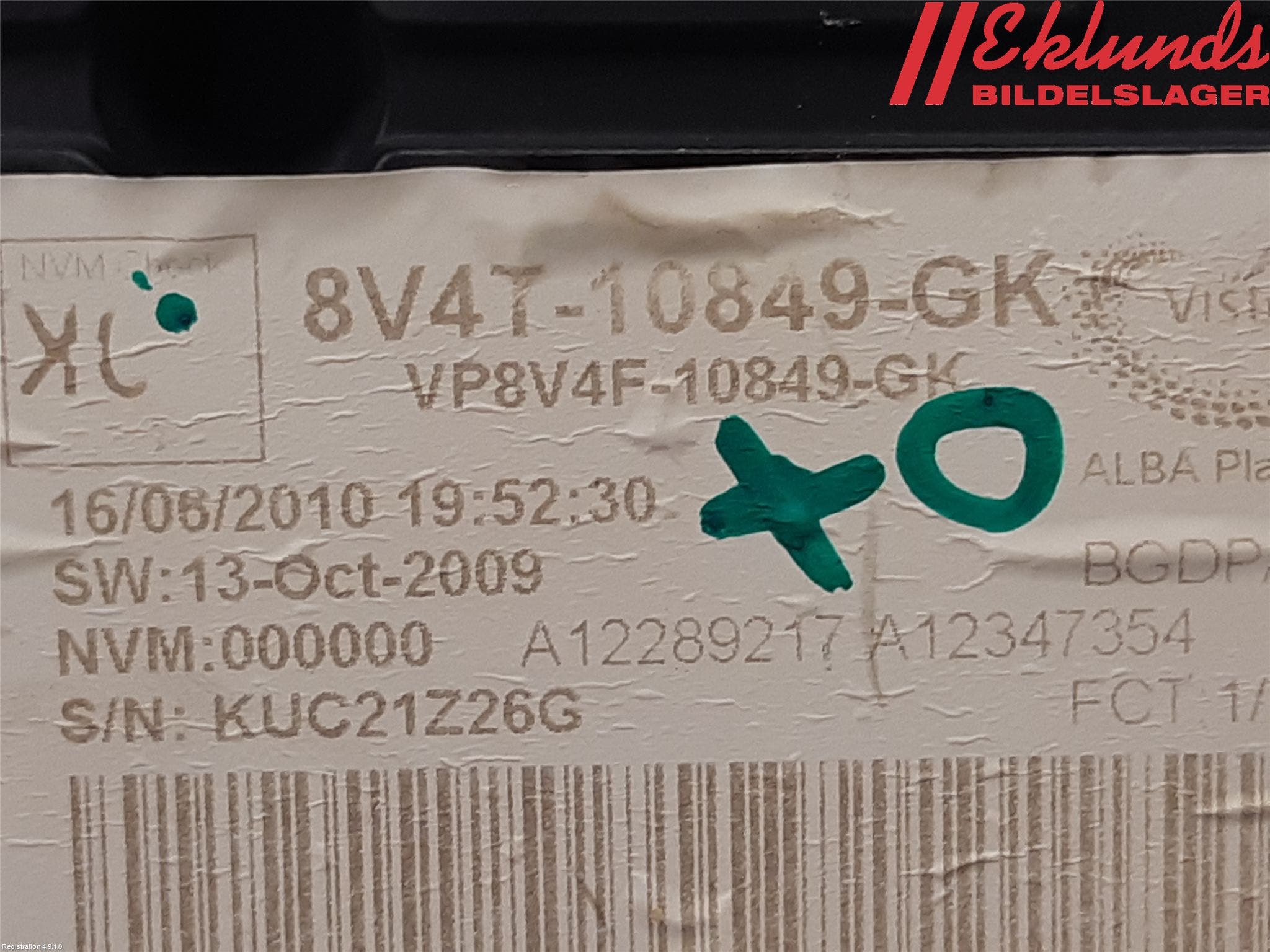 Ford KUGA 08-12 Instrument Komb