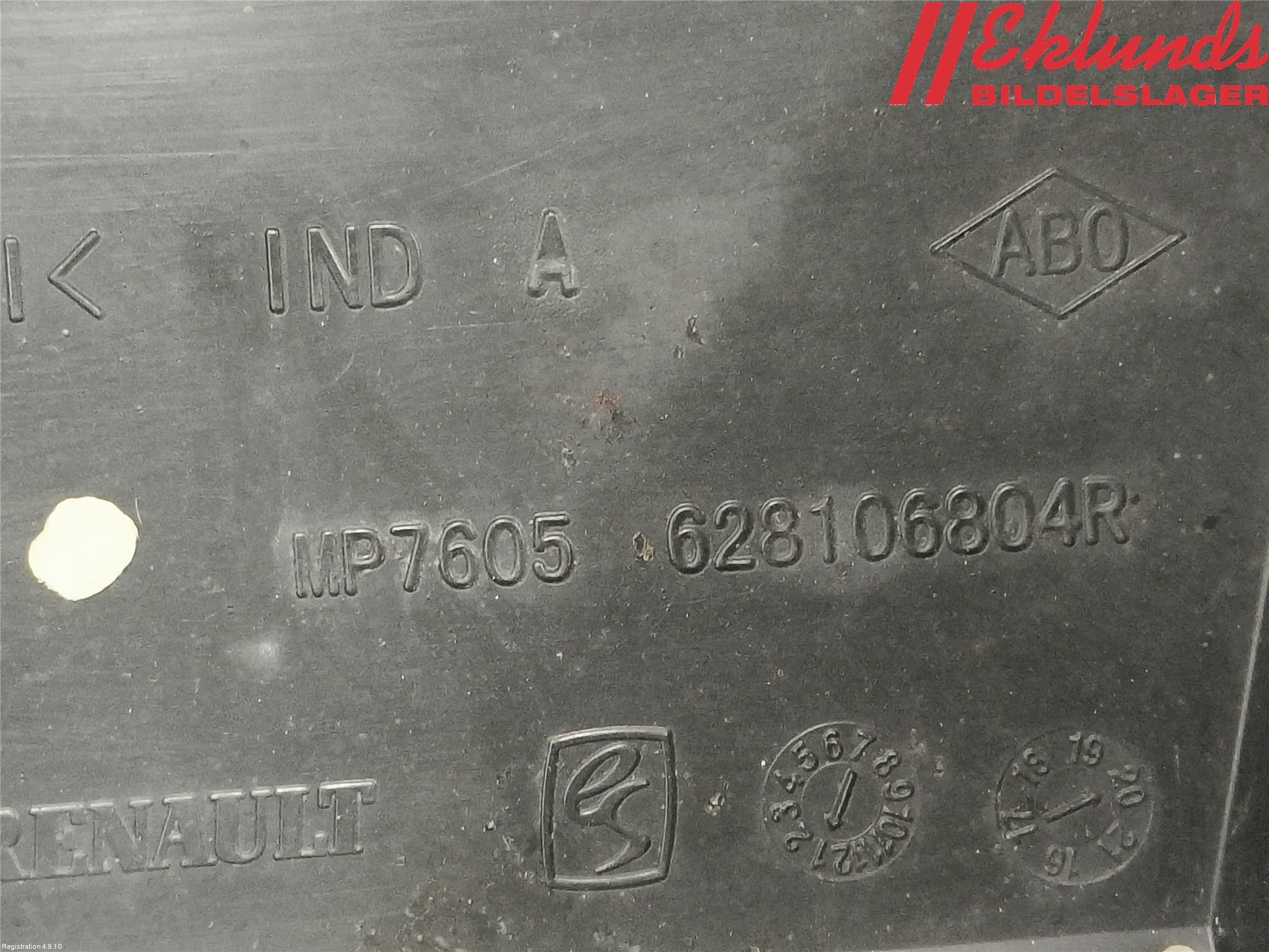 Dacia SANDERO/STEPWAY 13-20 Deflektor Plåt-Plast Kylning