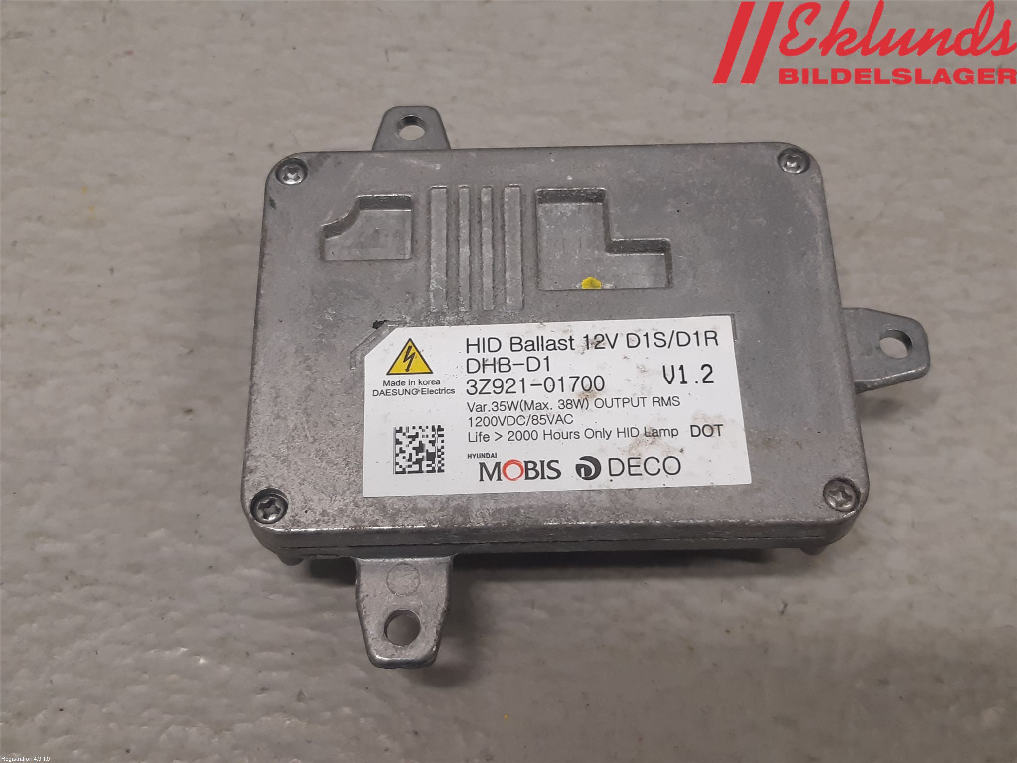 Hyundai i40 08-15 Styrenhet Strålkastare