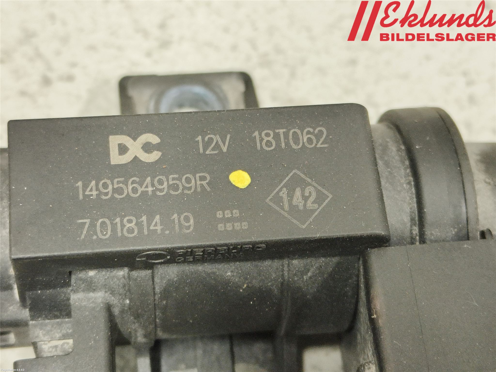 Renault CLIO IV 16-19 Vakuumventil