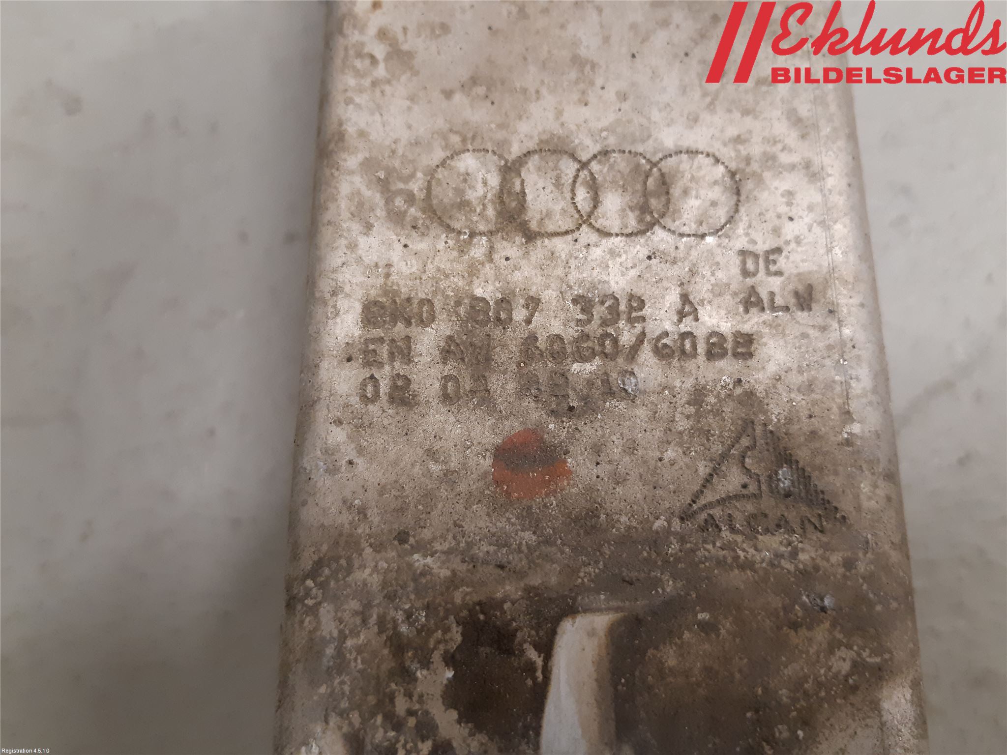 Audi A4/S4 08-11 Stötfångarbärjärn Bak