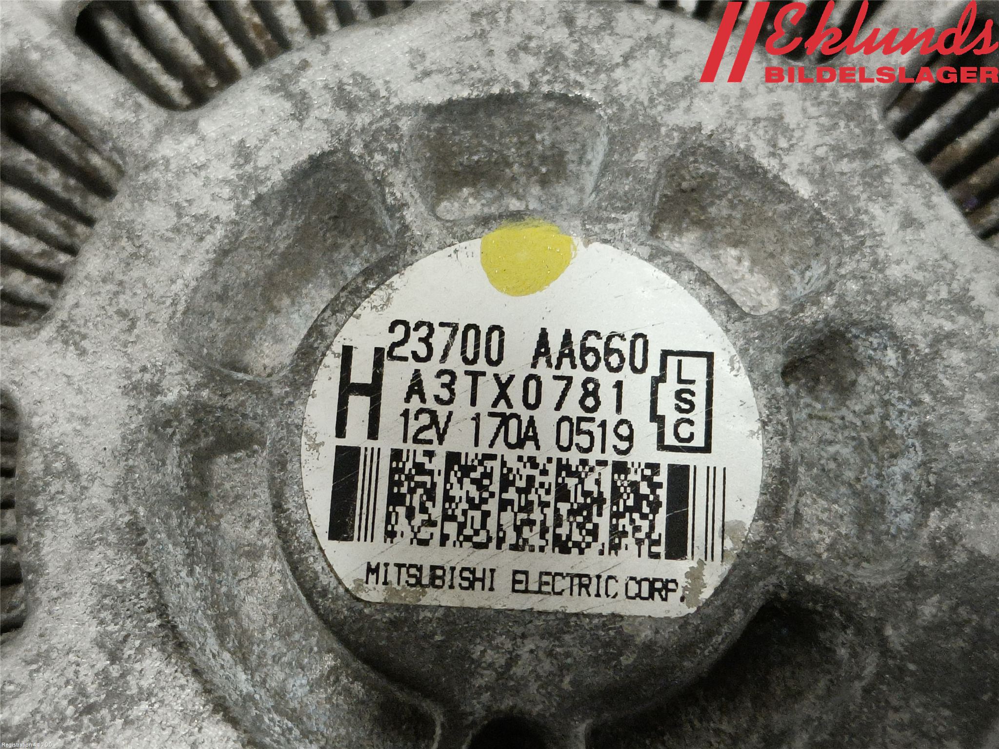 Subaru LEGACY 10-14 Generator