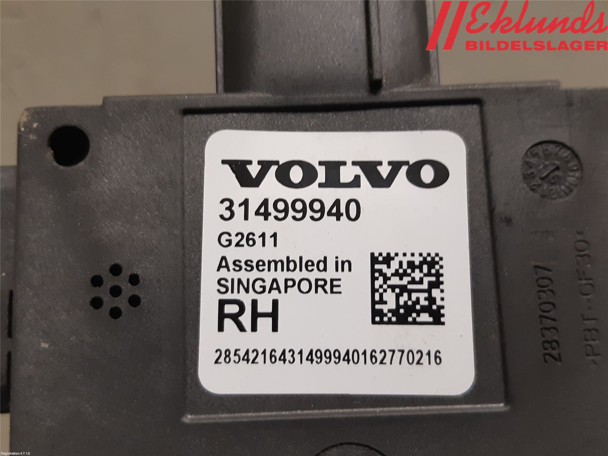 Volvo XC90/RECHARGE 16- Sensor Aktivt Kollisionsskydd