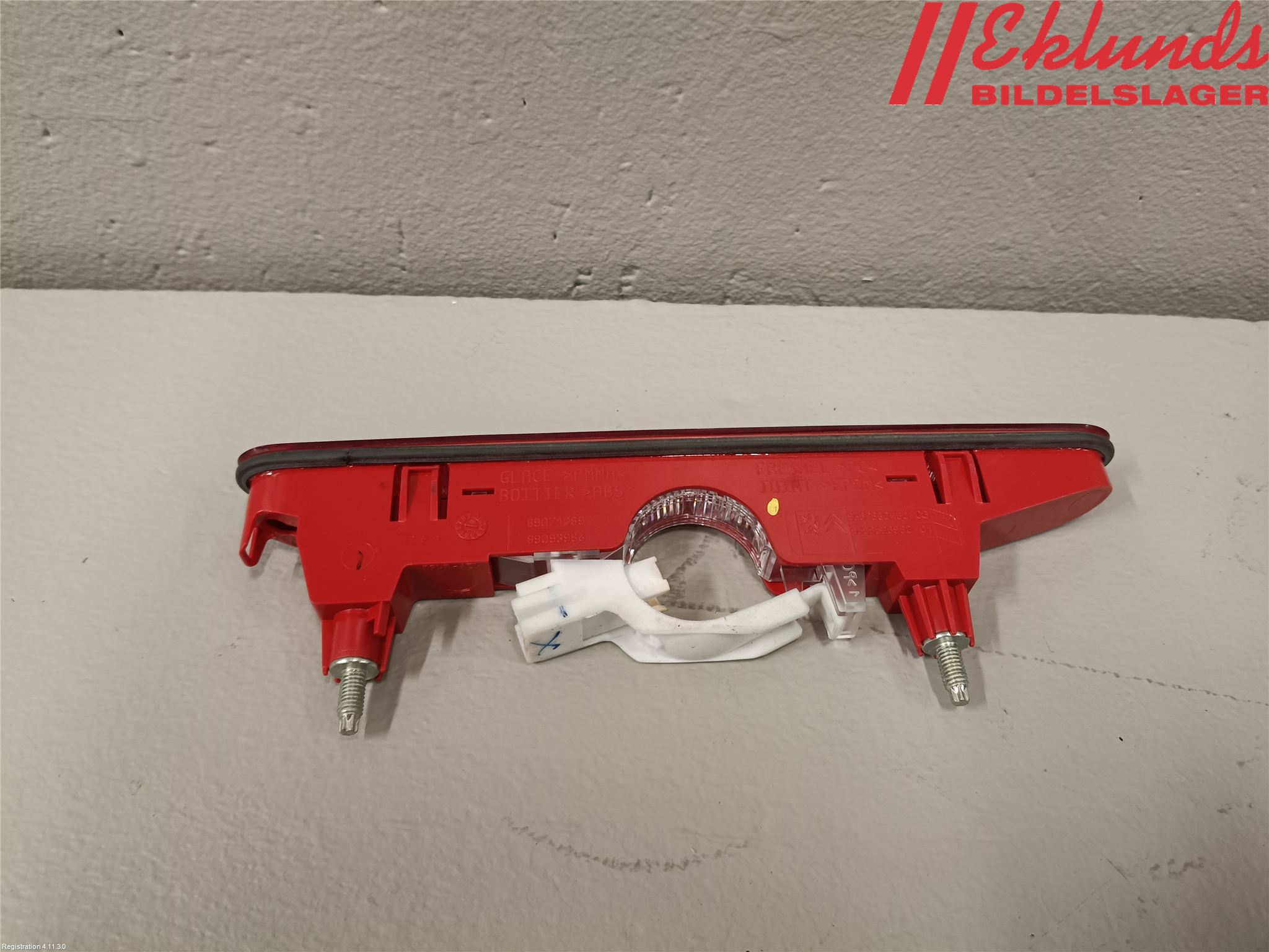 Peugeot PARTNER/E-PARTNER 19- Bromsljus Bakruta