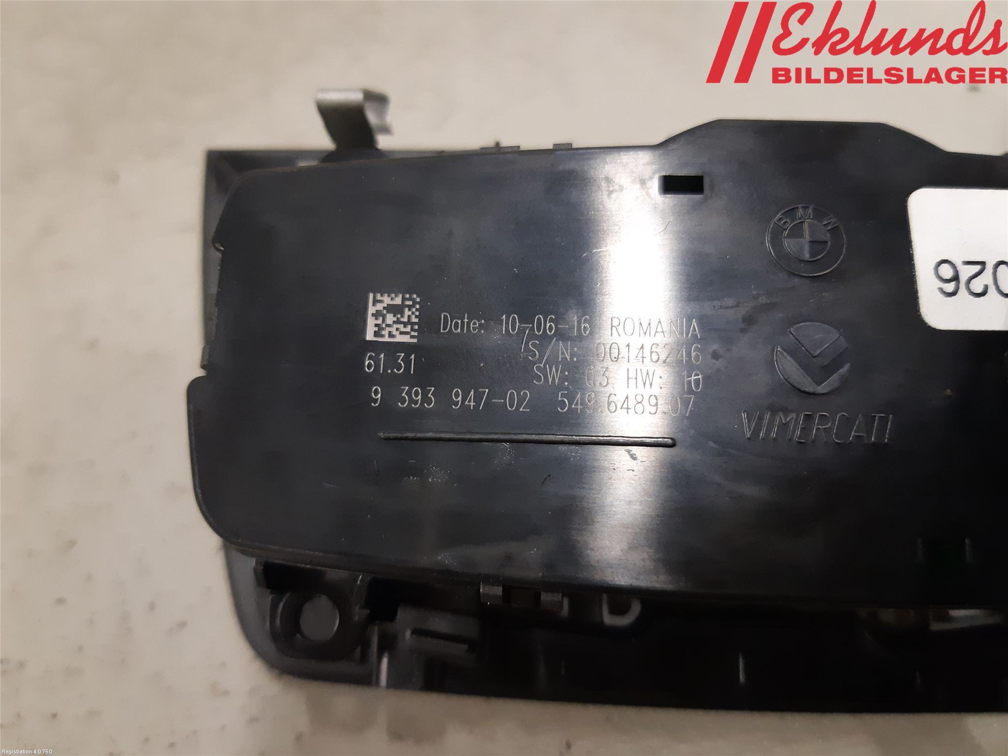 BMW 3 F30/F31/F80 12-19 Strömställare Ljus