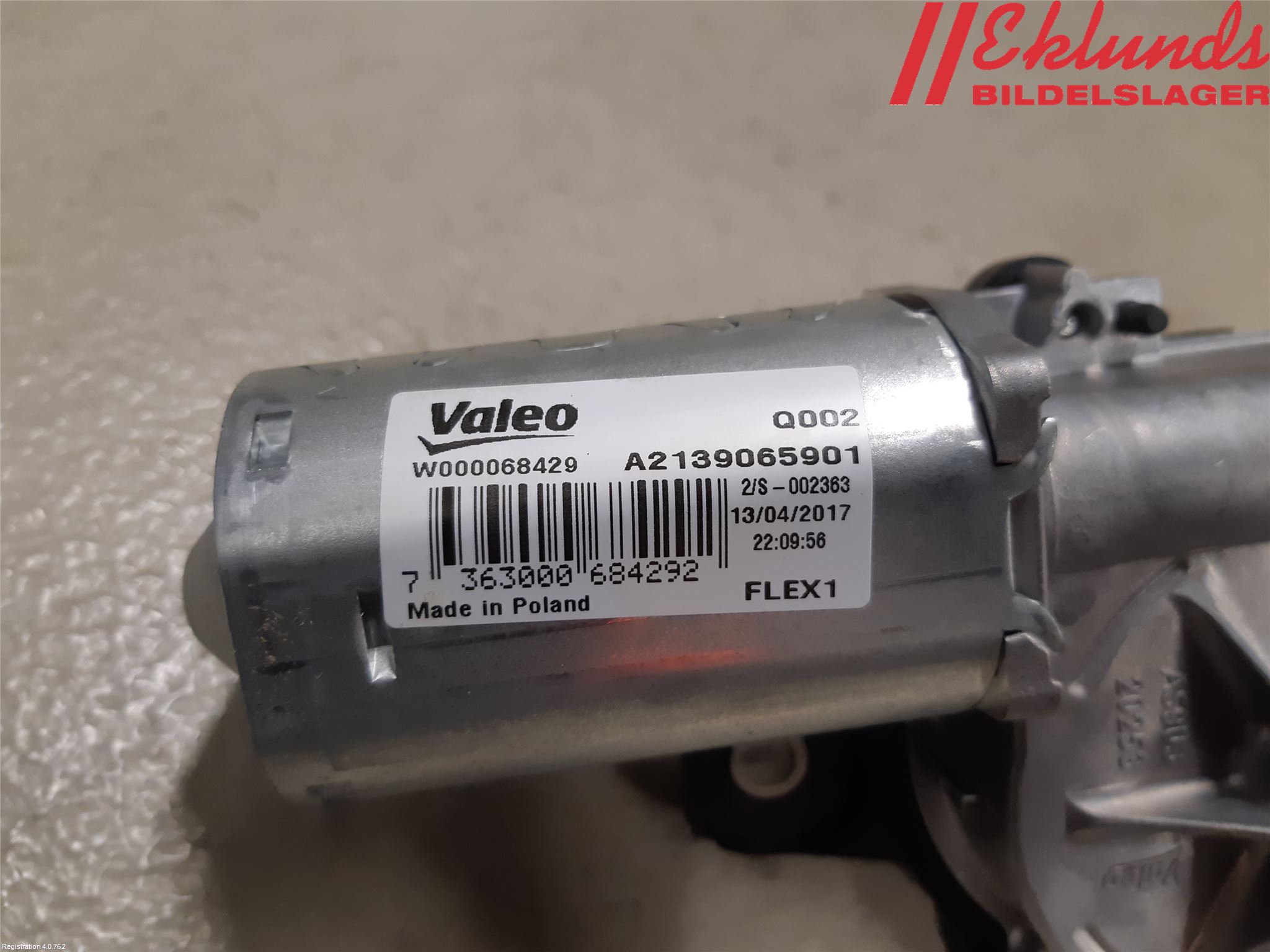 Mercedes-Benz MB E-KLASS (W213) 16-23 Torkarmotor Baklucka