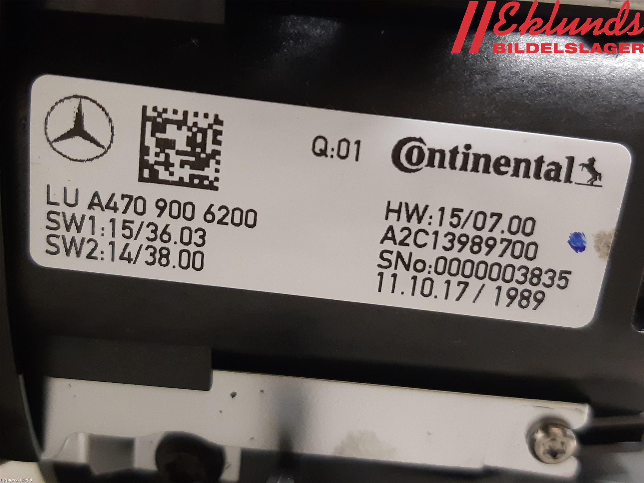 Mercedes-Benz MB X-KLASS (BR 470) 18-20 Strömställare Multifunktion