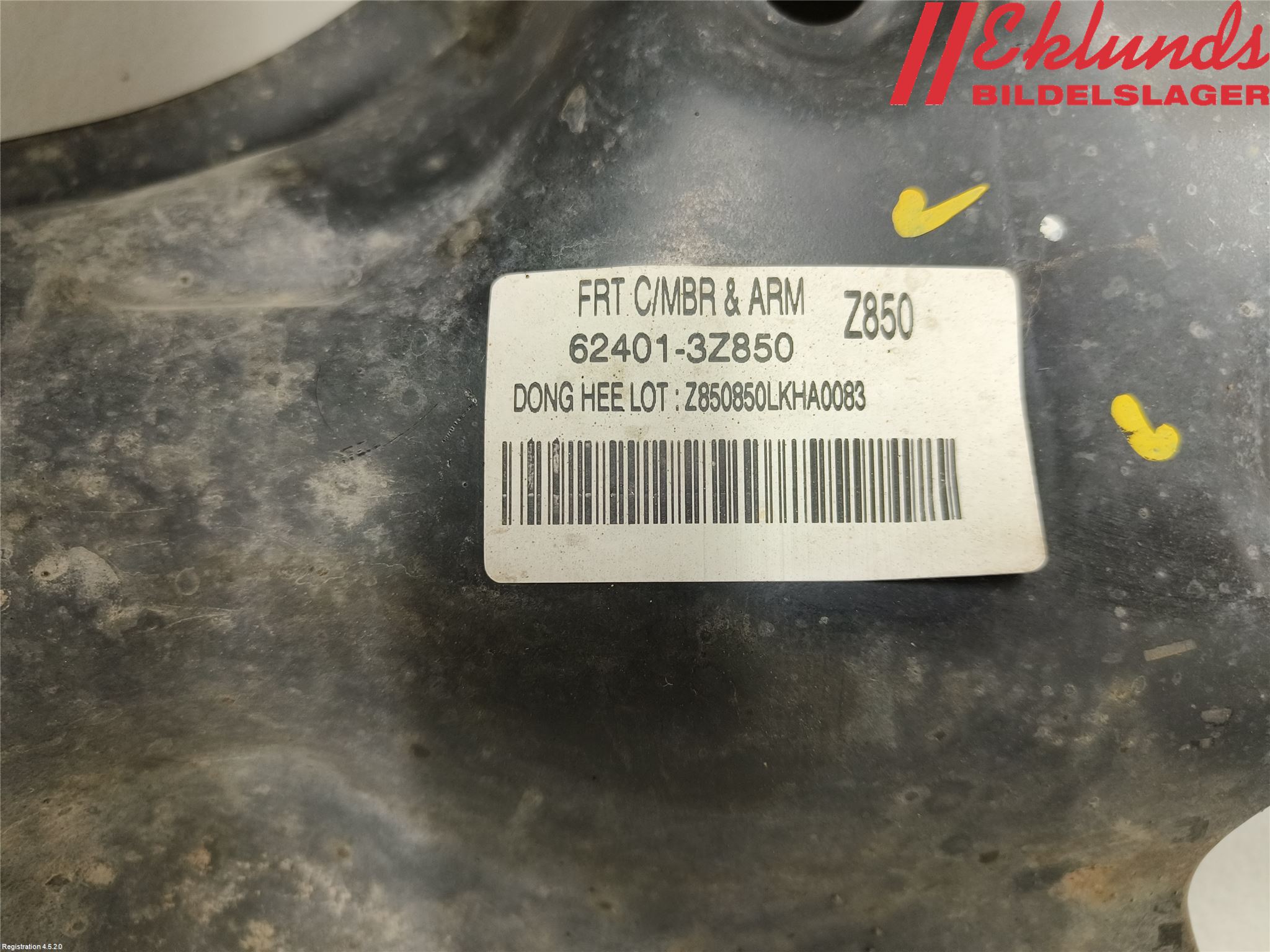 Hyundai i40 16-18 Framvagnsbalk