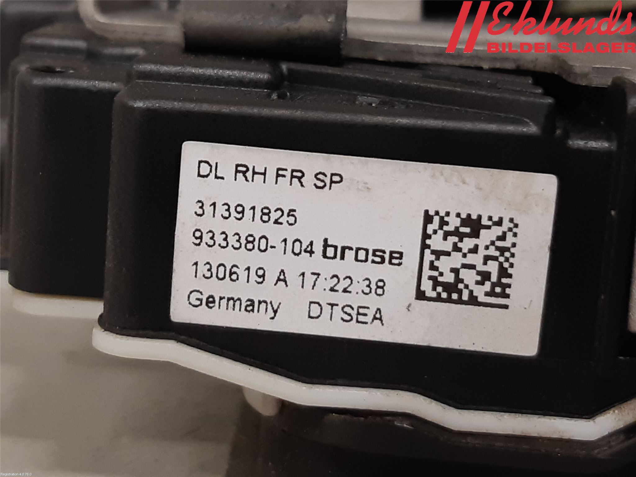 Volvo V40 12-19 Låskista-Dörrlås