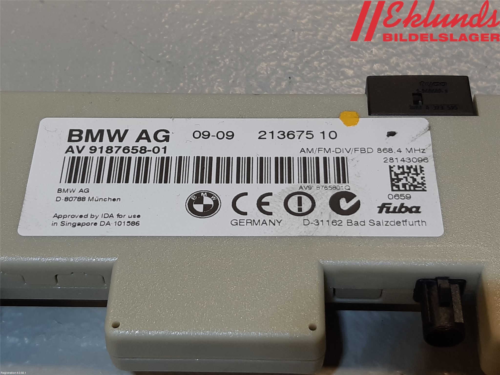 BMW 3 E90/91 SED/TOU 05-12 Antennförstärkare