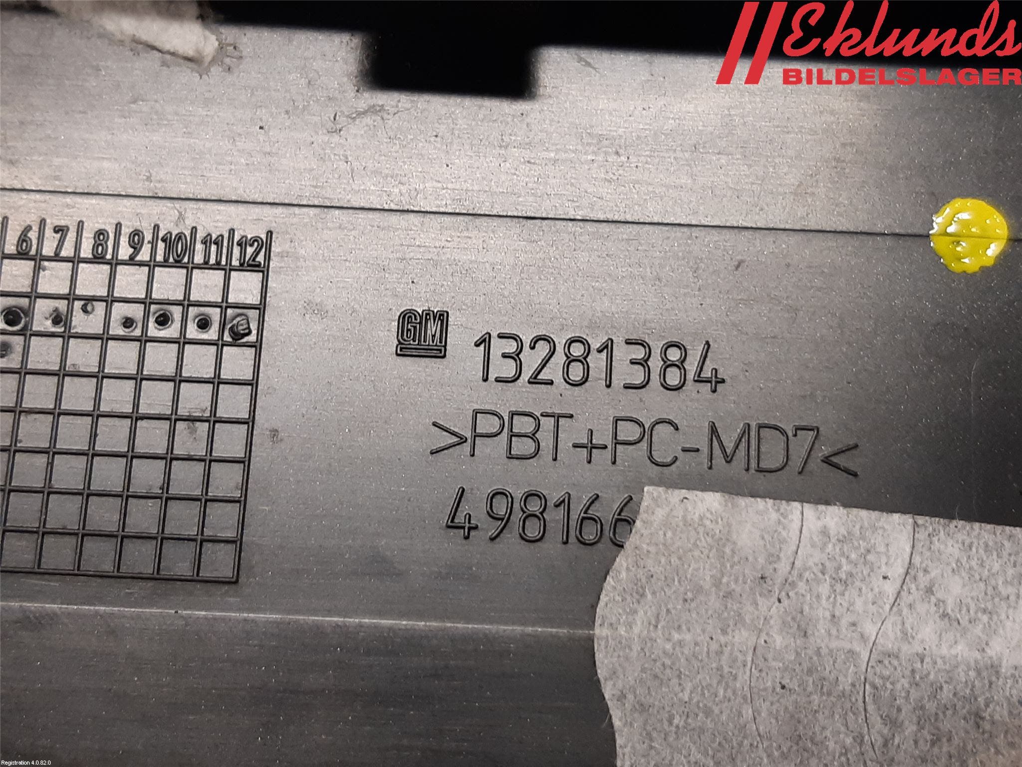 Opel ASTRA J 10-15 Tanklucka