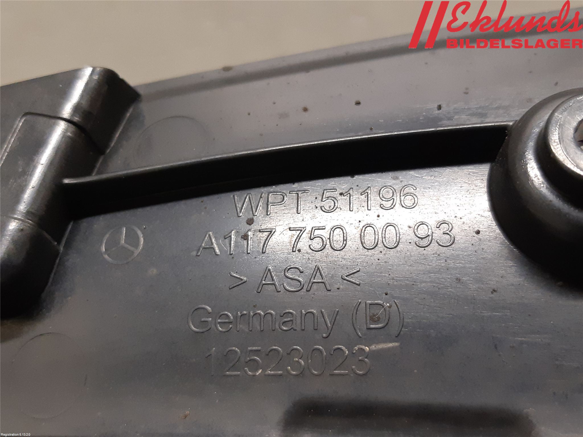 Mercedes-Benz MB CLA-KLASS (C117/X117) 13-19 List Bak-Baklucka