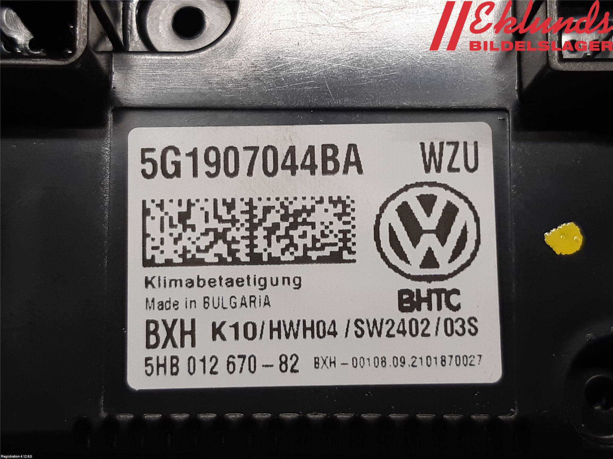 Volkswagen VW T-ROC 18- Ac Styrenhet Ac Manöveren