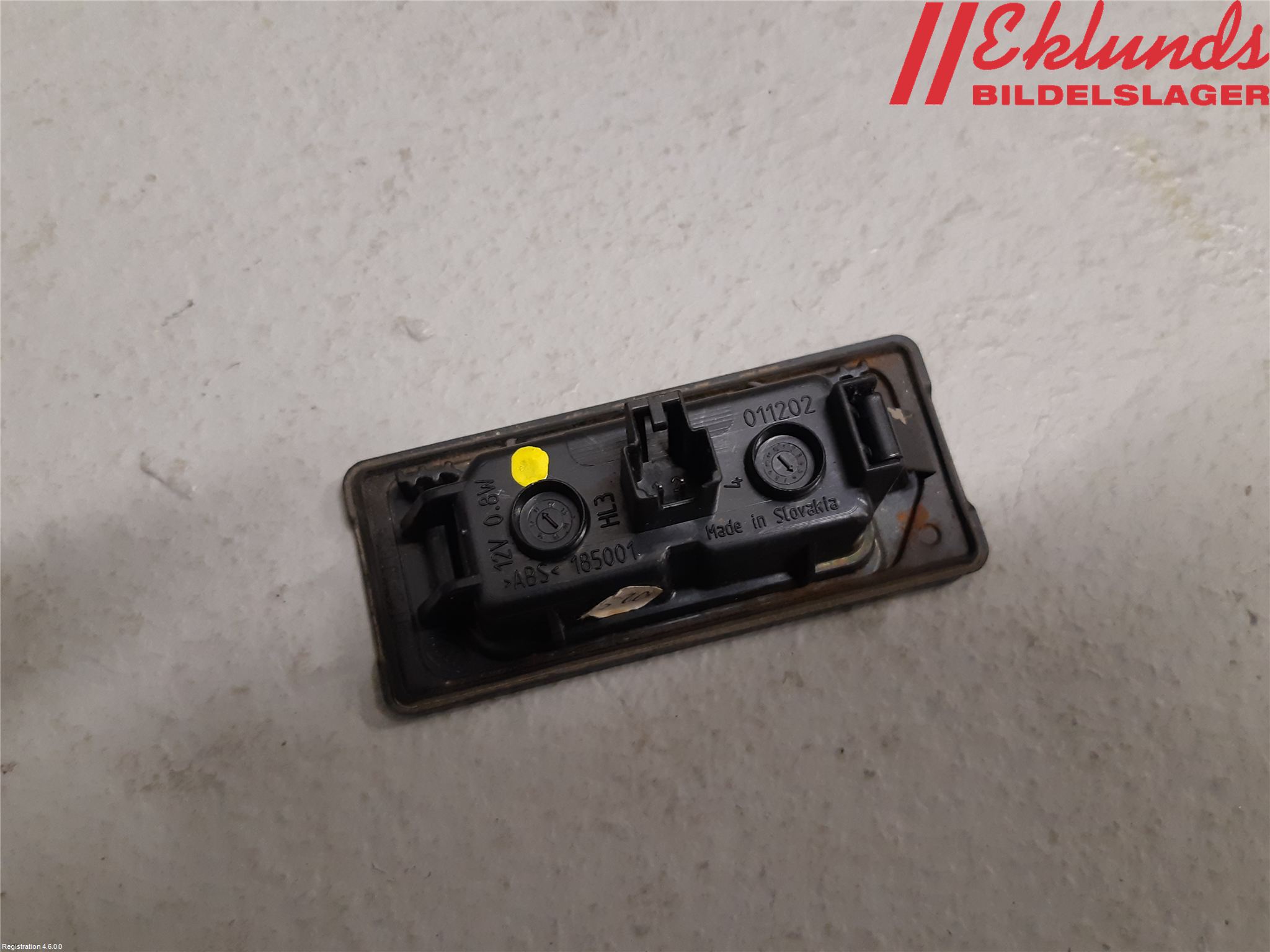 Volkswagen VW PASSAT 11-14 Skylt Belysning