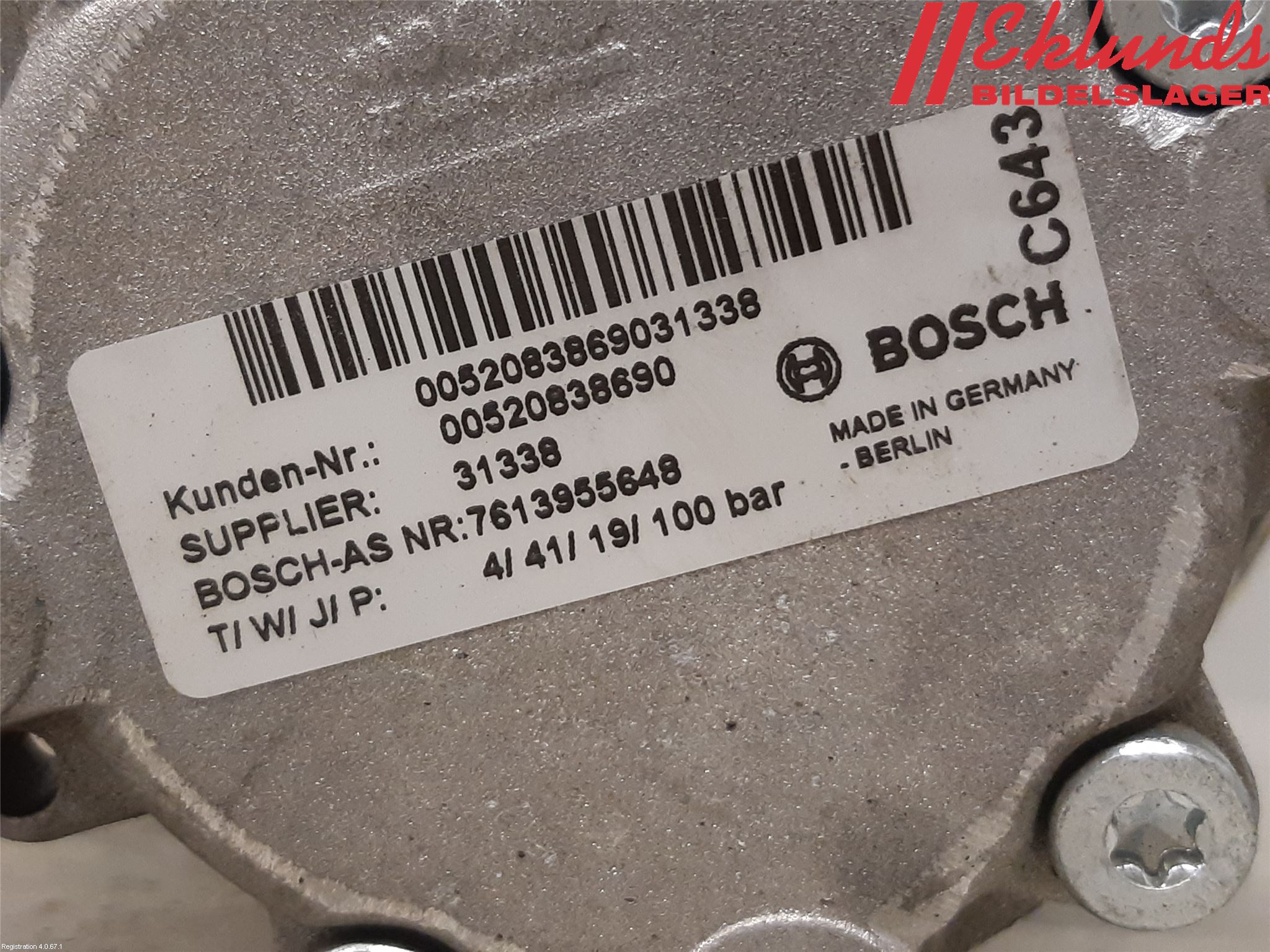 Fiat DOBLO CARGO Styrservopump