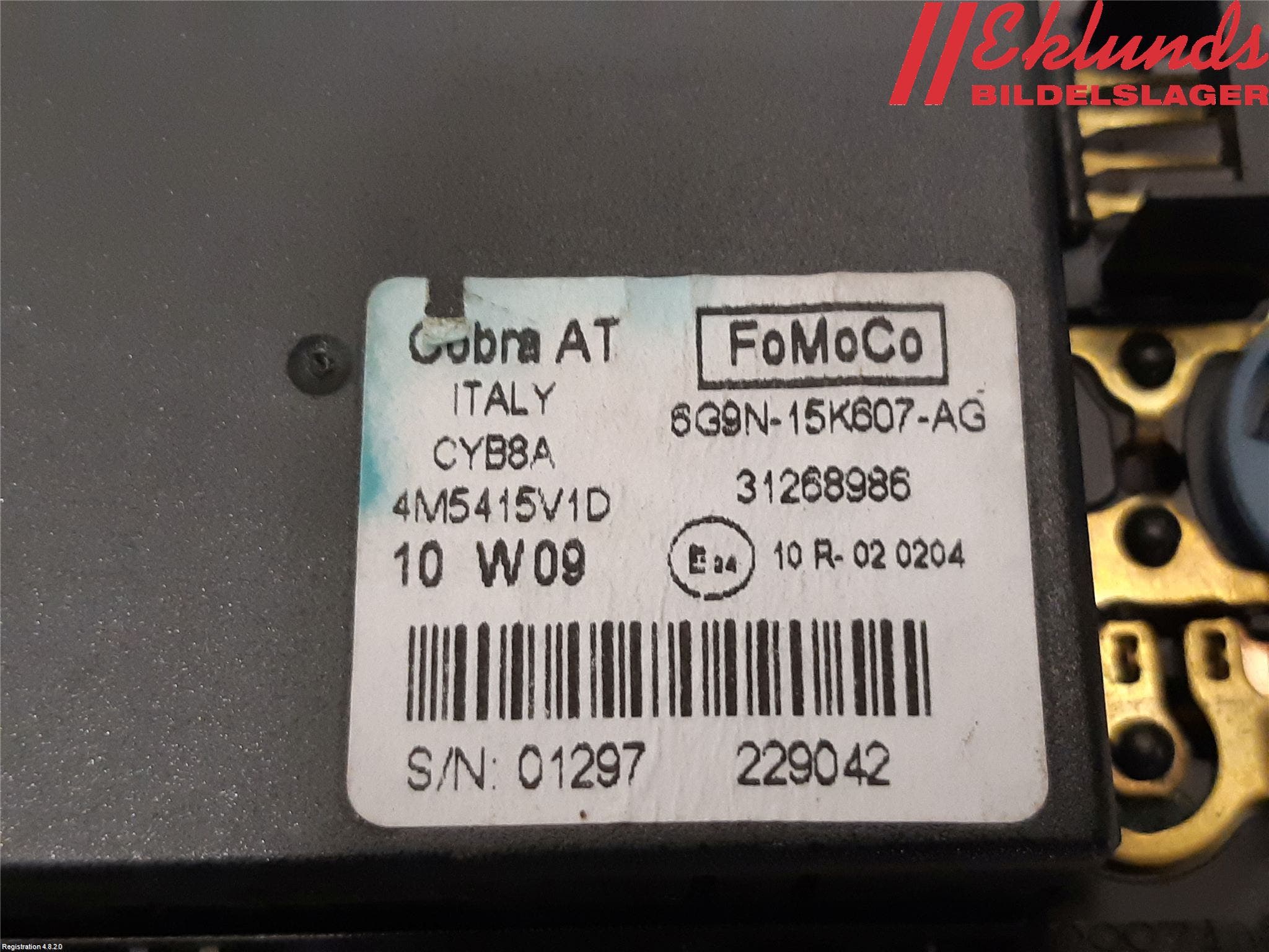 Volvo V70 08-13 Innerbelysning