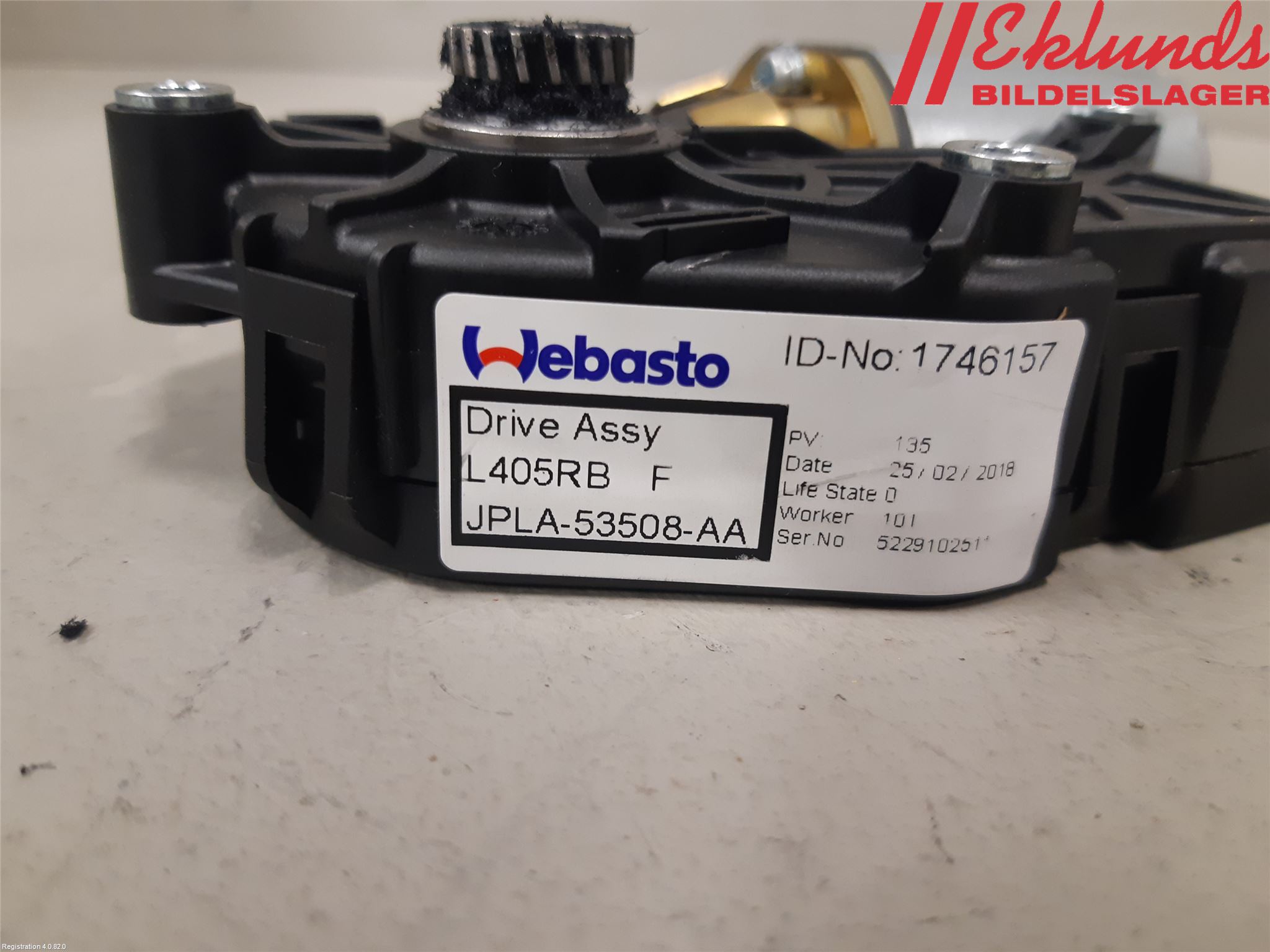 Landrover RANGE ROVER (L405) 13-21 Taklucksmotor