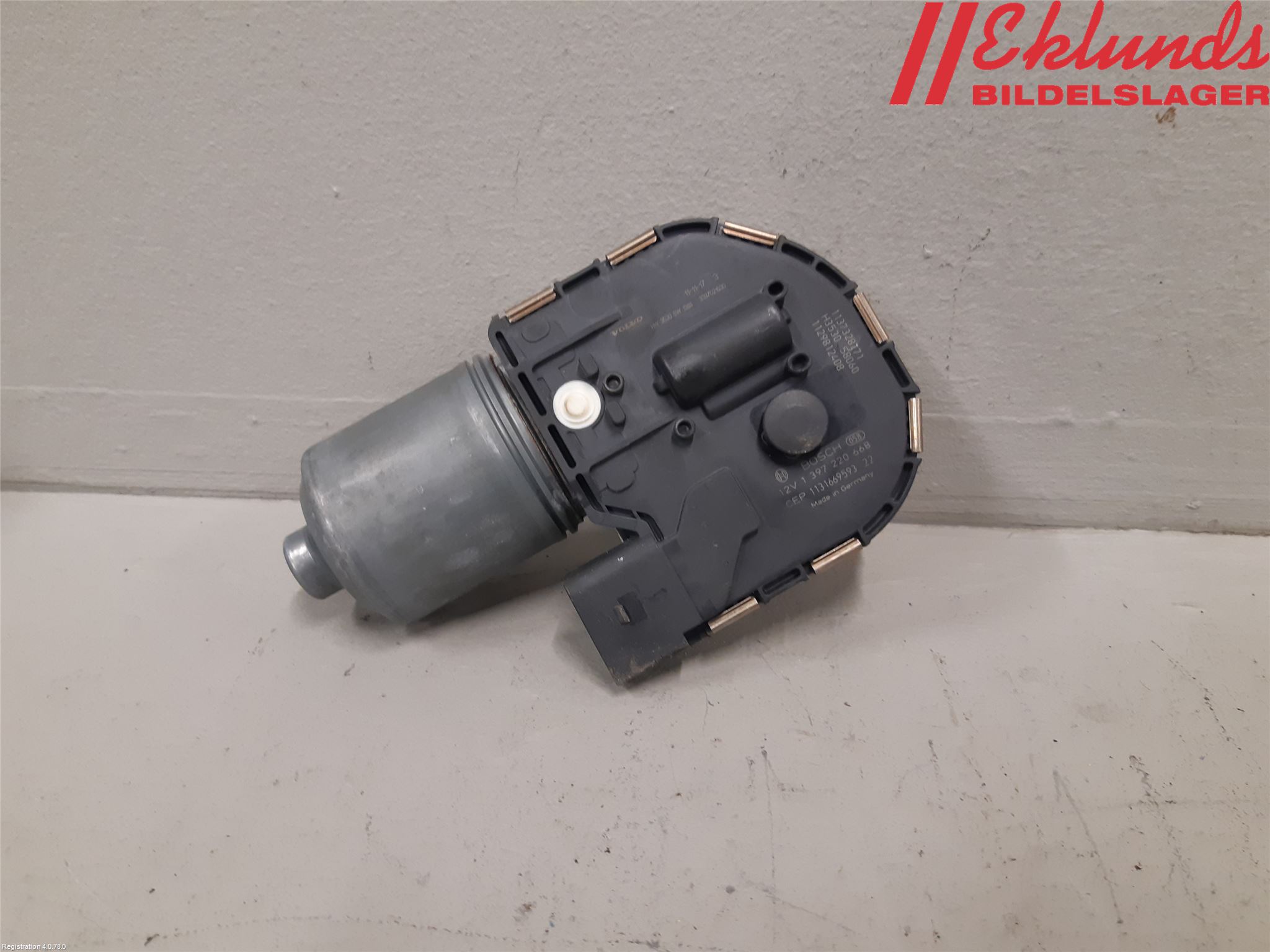 Volvo XC60 09-13 Torkarmotor Vindruta