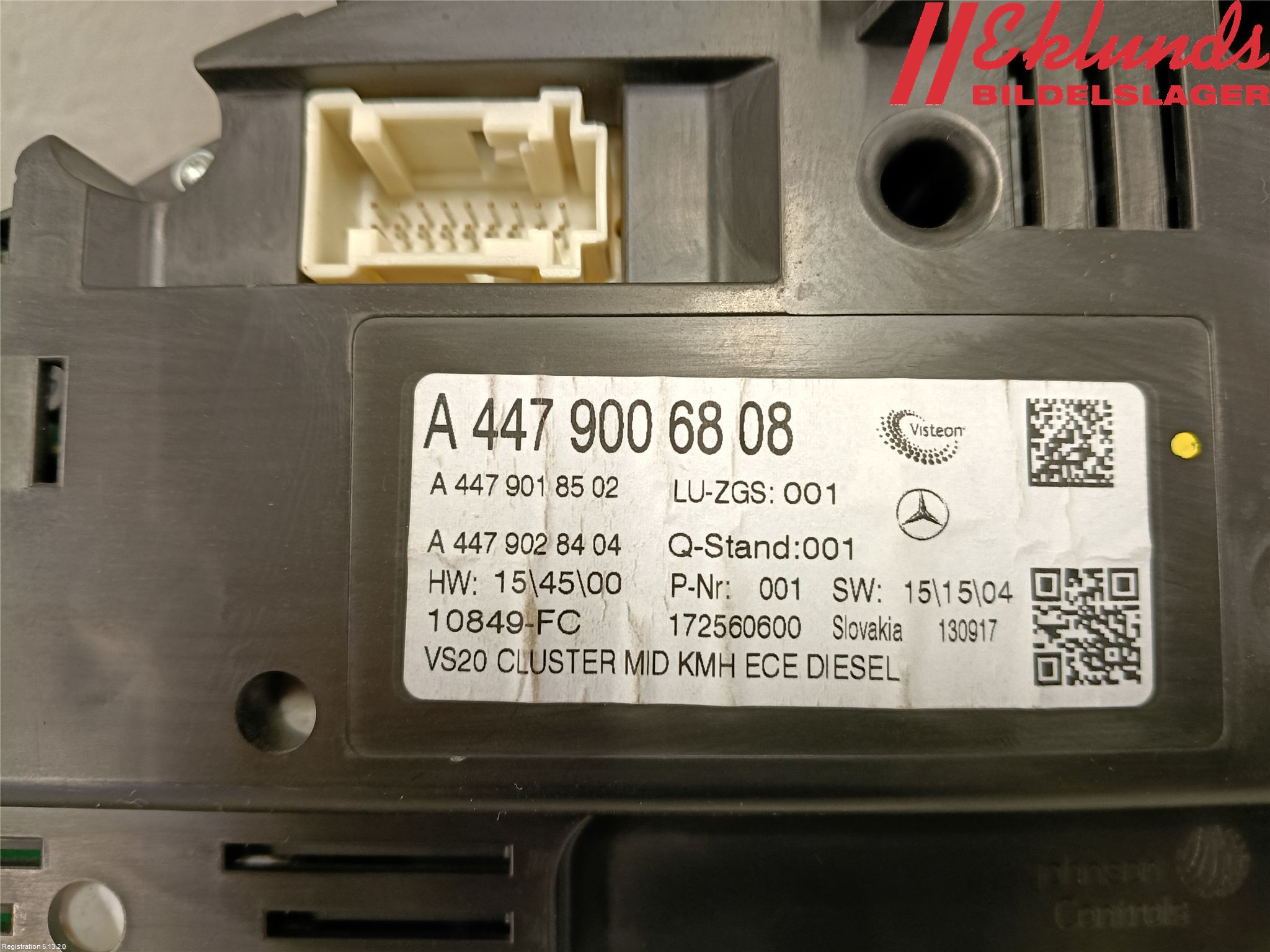Mercedes-Benz MB VITO/V-KLASS (W640,W447,W448) 14- Instrument Komb