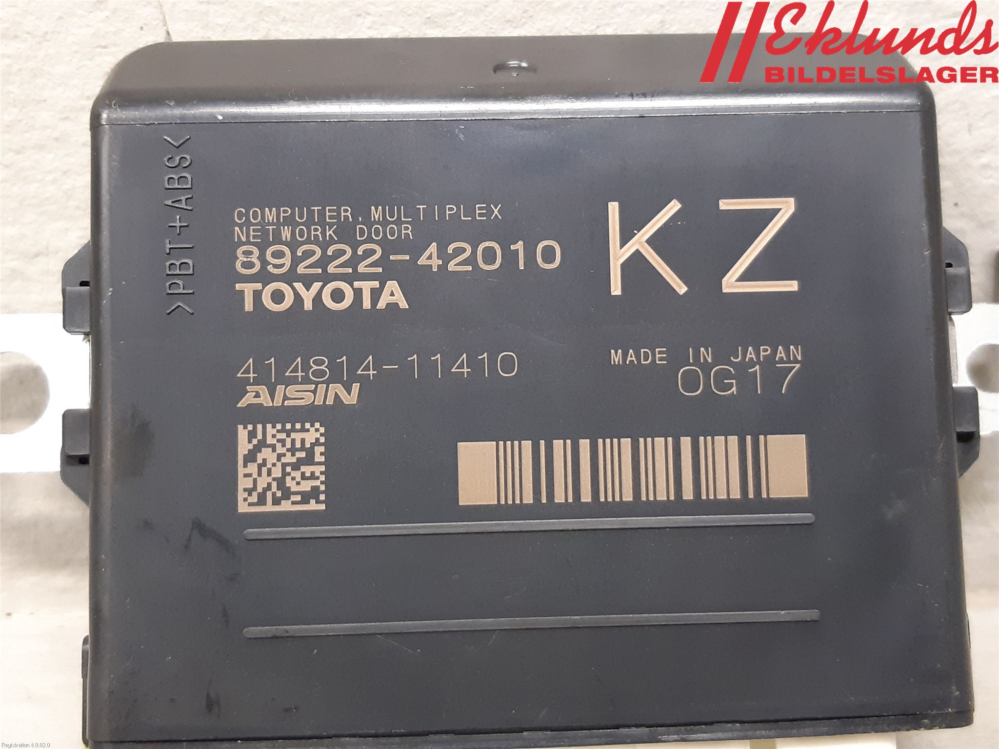 Toyota RAV4 19- Styrenhet Baklucka