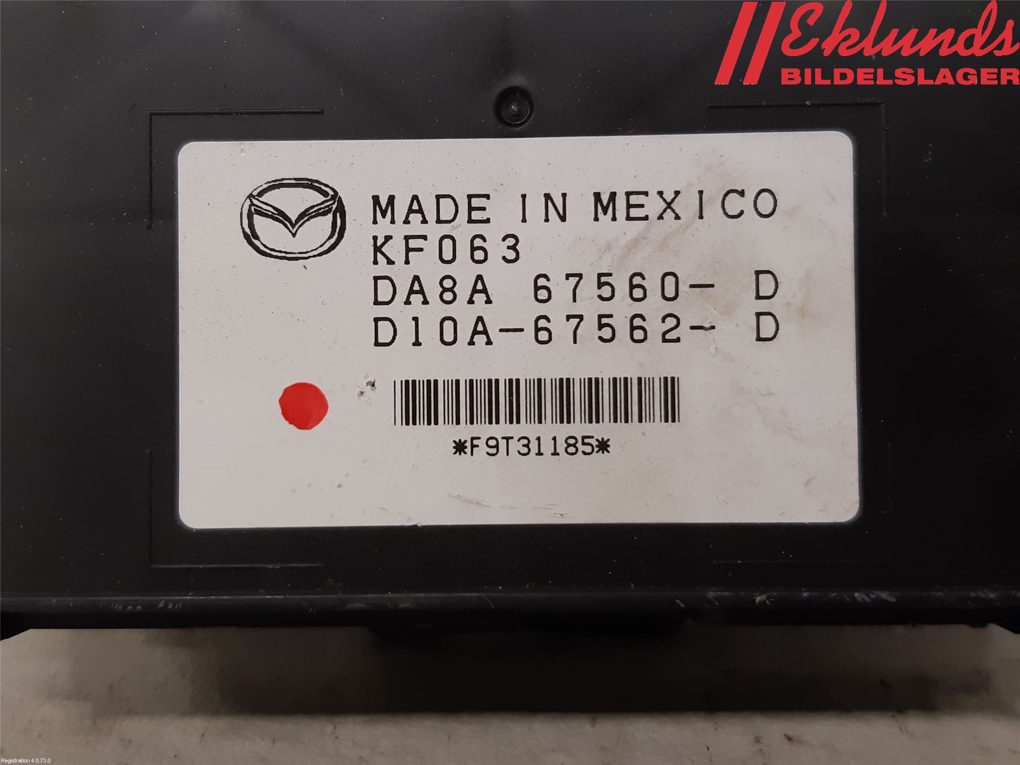 Mazda 2 (DJ) 15-22 Styrenhet Övrigt