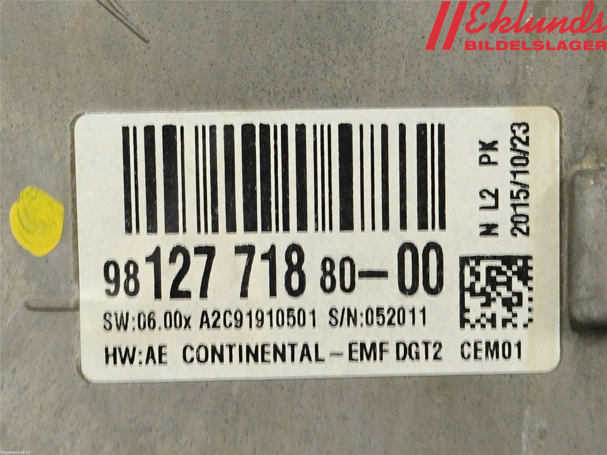 Peugeot 508 11-18 Bildskärm