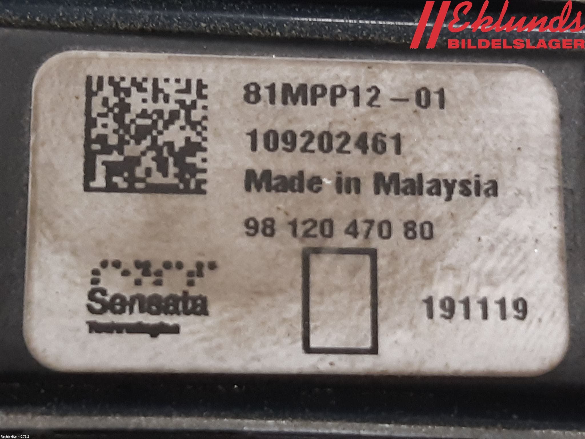 Citroen C3 AIRCROSS 18-23 Sensor Avgas