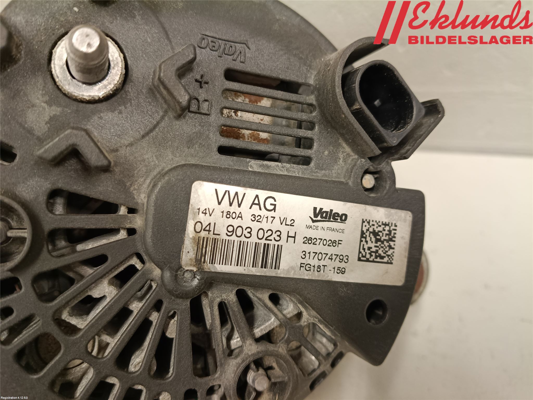 Volkswagen VW TIGUAN 16-24 Generator