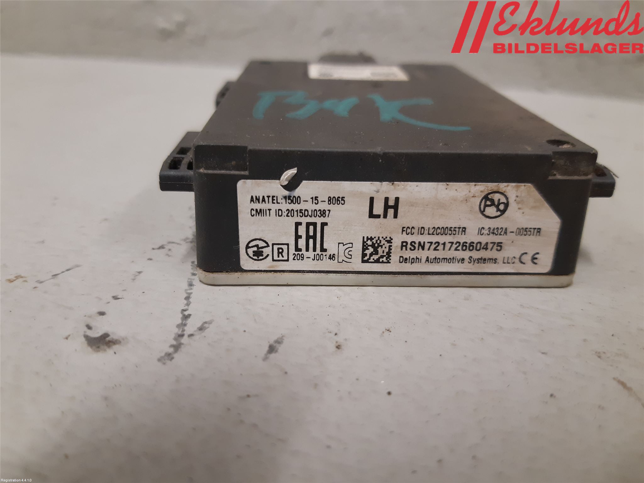 Volvo S90 17->> Sensor Adaptiv Farthållare