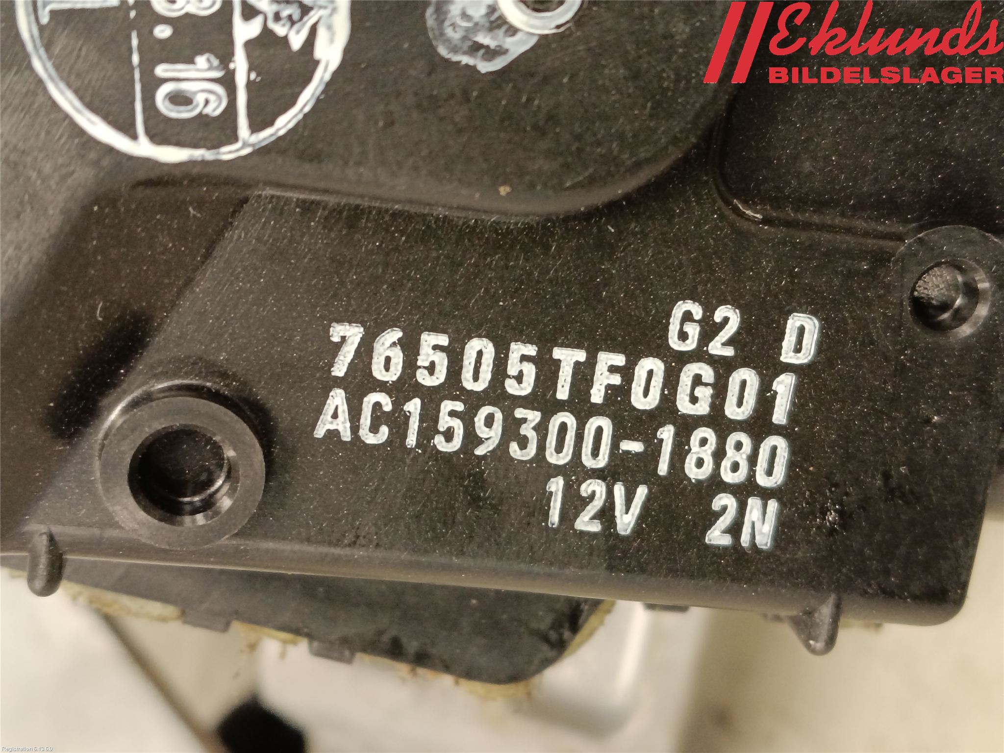Honda JAZZ 08-14 Torkarmotor Vindruta