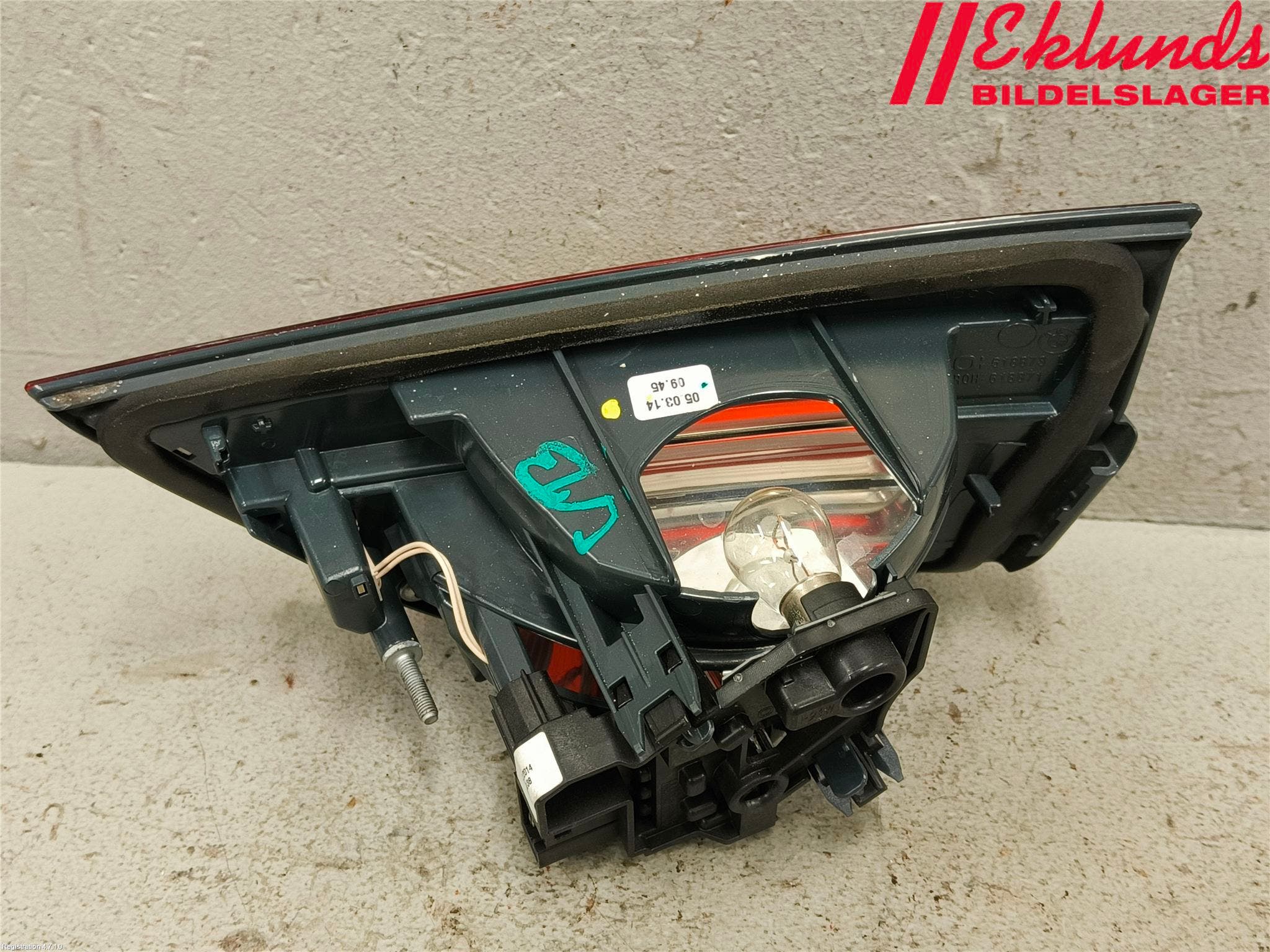 BMW 3 GT F34 13-19 Bakljus Lucka Vä