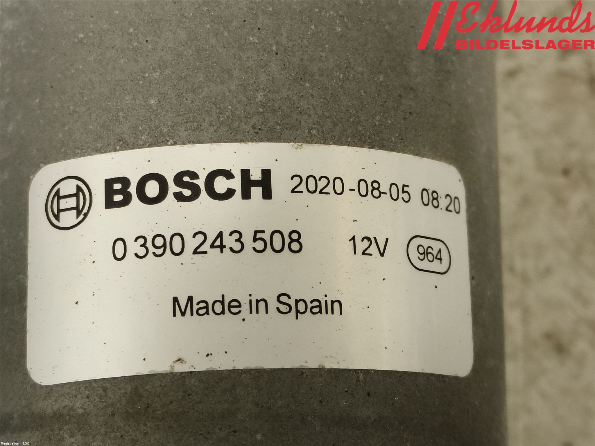 Fiat TALENTO 16- Torkarmotor Vindruta