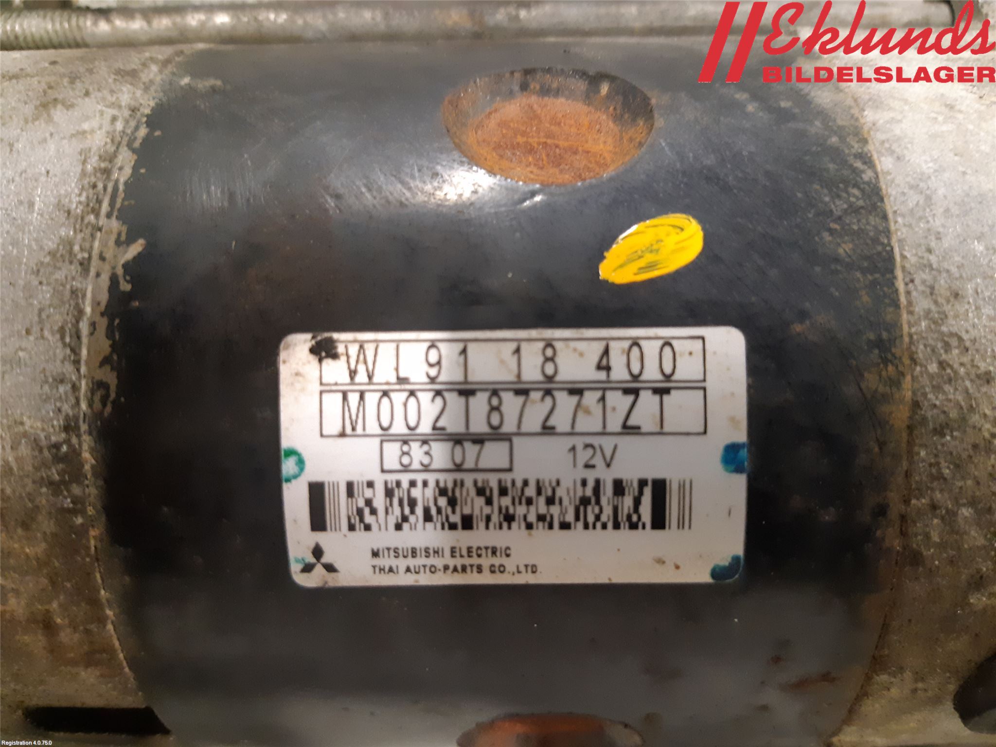 Mazda BT-50 Startmotor Diesel