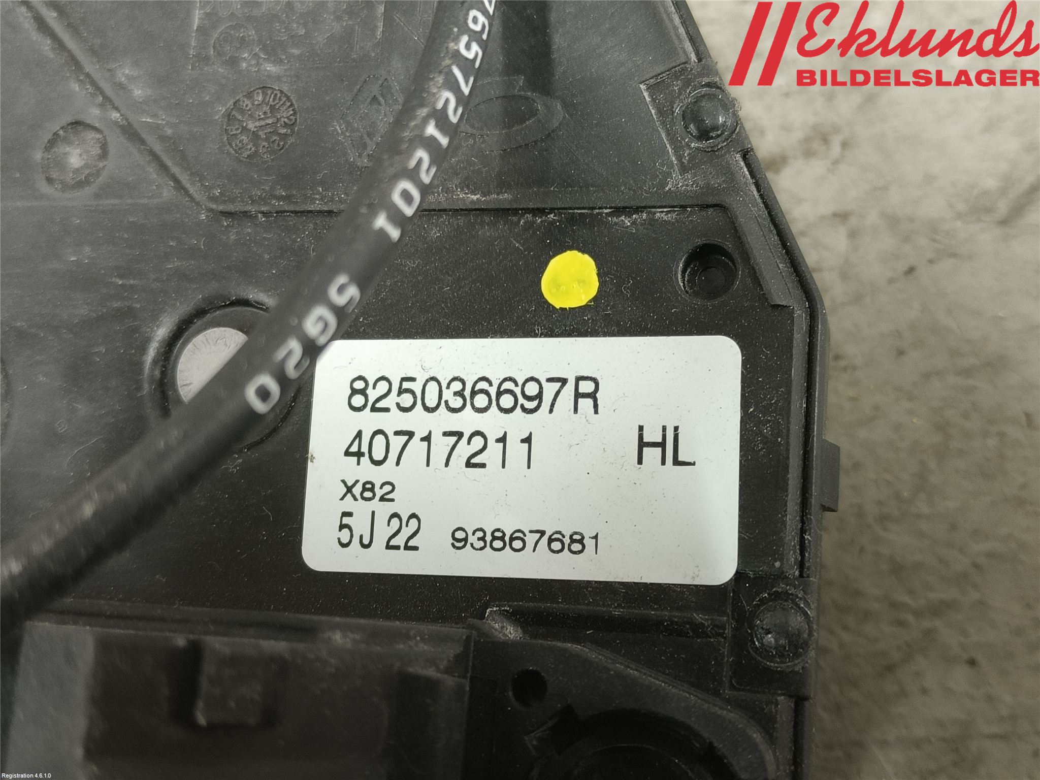 Renault TRAFIC/E-TECH 15- Låskista-Dörrlås