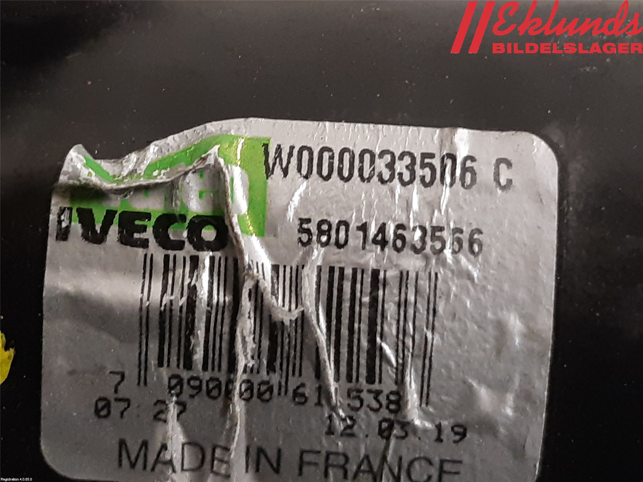 Iveco DAILY 14->> Torkarmotor Vindruta