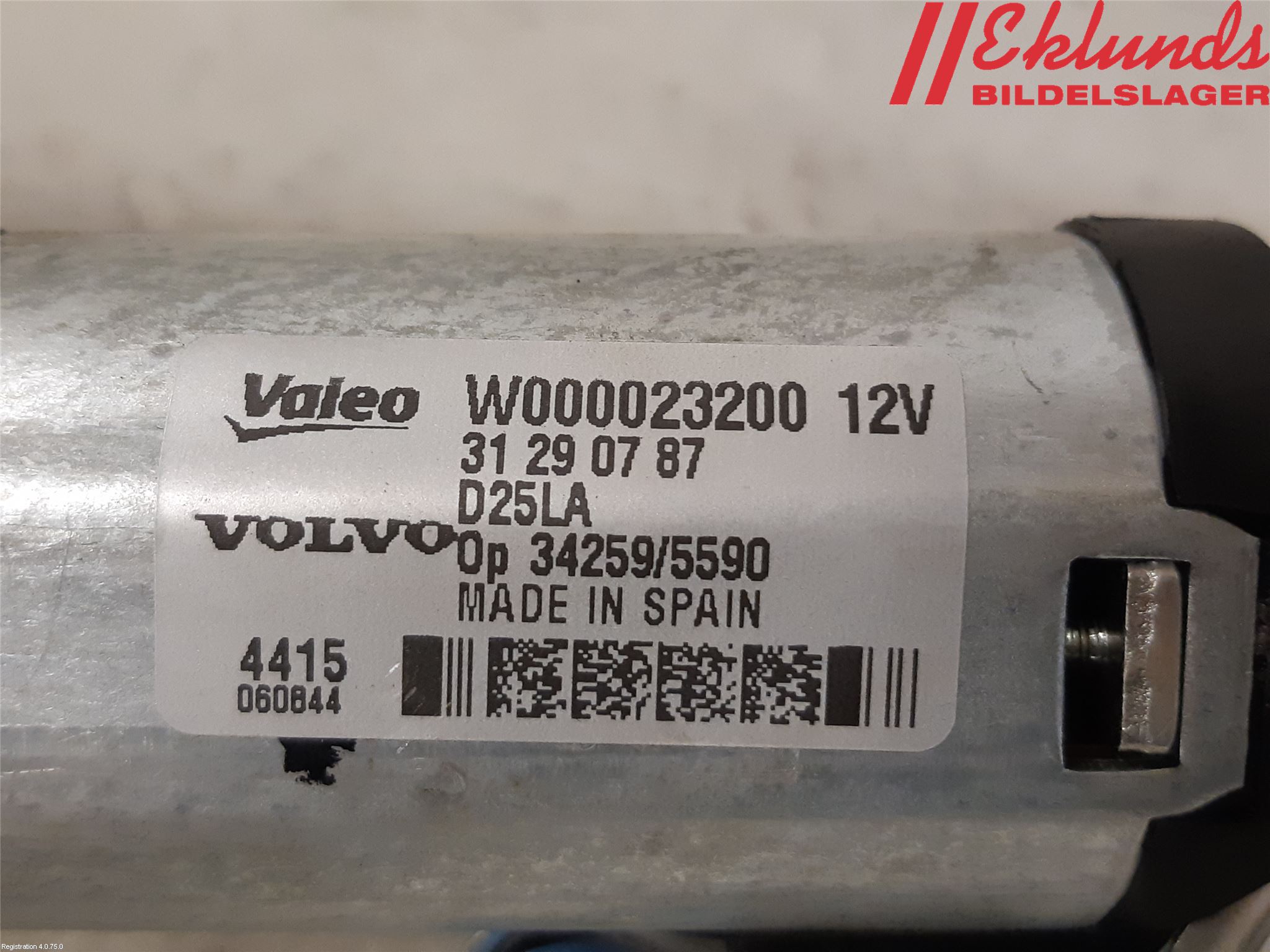 Volvo XC70 14-16 Torkarmotor Baklucka