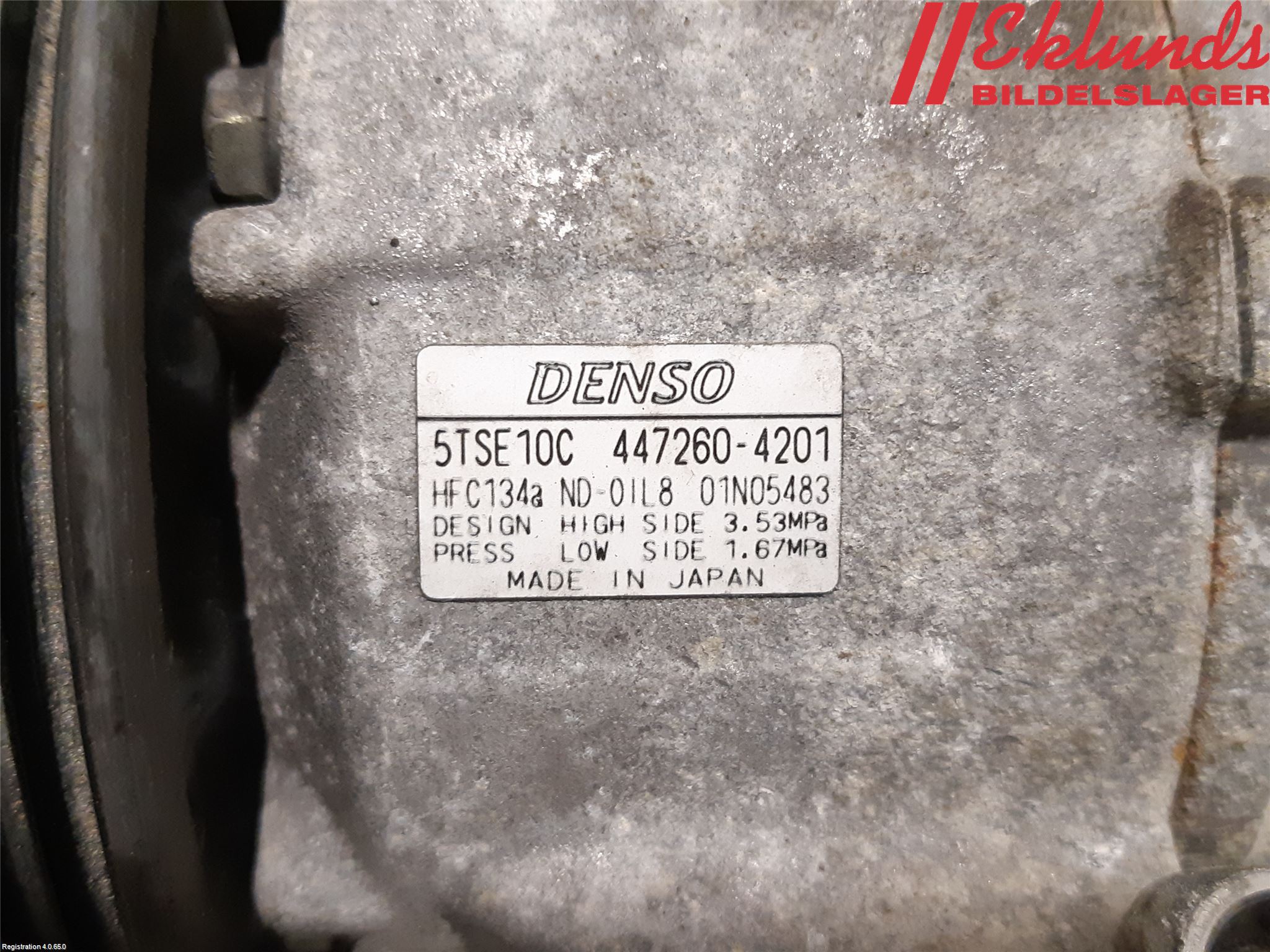 Toyota VERSO-S 11-16 Ac Kompressor