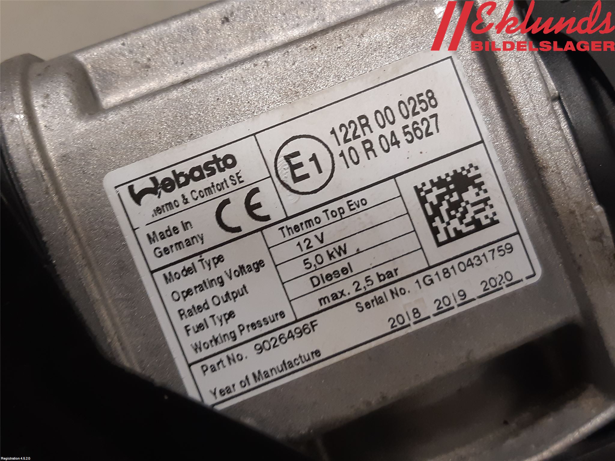 Volvo V90 CROSS COUNTRY 17->> Dieselvärmare